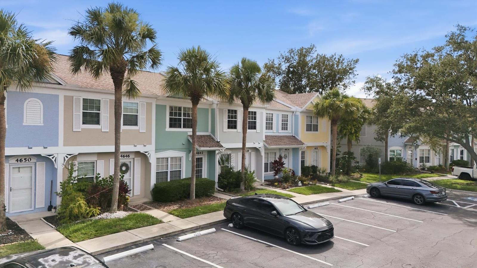 Embrace the Florida lifestyle in this charming Key West-style townhome featuring 2 bedrooms, 1.5 bathrooms, and 1,080 square feet of light-filled living space. The open floor plan offers ceramic tile throughout the first floor and a spacious eat-in kitchen with newer stainless steel appliances, a convenient half bath, and serene private pond and preserve views. Just off the kitchen, a screened lanai provides the perfect spot to relax and enjoy the peaceful water and preserve scenery, complete with a convenient storage closet for added functionality. Upstairs, the generously sized primary bedroom also overlooks the tranquil pond and preserve, creating a peaceful retreat. This bright and inviting home includes assigned parking directly in front for added convenience. Located within the gated community of Sabal Harbour, residents enjoy exceptional amenities including a community pool, tennis and pickleball courts, basketball courts, a playground, and beautifully maintained common areas. Conveniently situated near I-75, shopping, dining, top-rated schools, and just a short drive to Florida's world-famous Gulf Coast beaches, this home offers the perfect combination of comfort, convenience, and lifestyle.