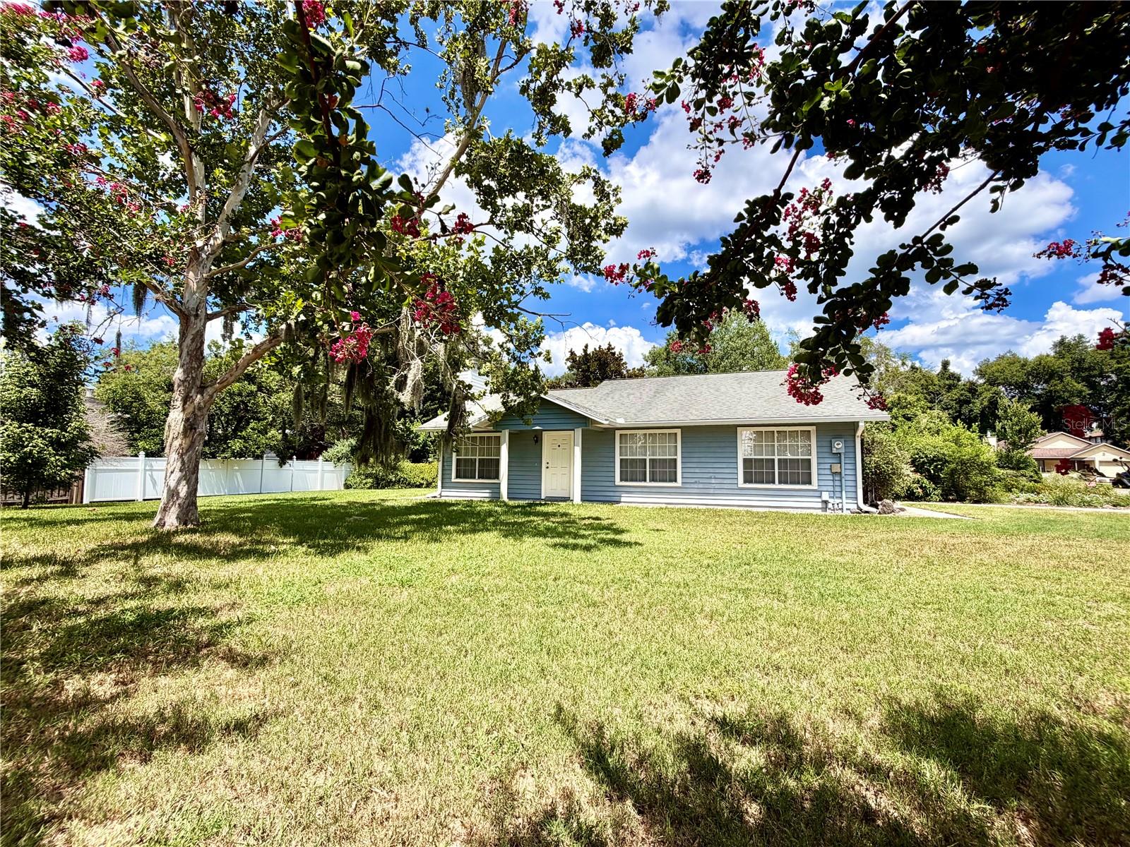 Welcome home to this charming and well-maintained 2-bedroom, 2-bathroom residence in a convenient Gainesville location. Offering a comfortable layout and timeless character, this home is perfect for first-time buyers, those looking to downsize, or anyone seeking low-maintenance Florida living.

Inside, you'll find a cozy living area highlighted by a natural fireplace, creating a warm and inviting atmosphere. The kitchen features durable ceramic tile flooring, white appliances including a refrigerator, range, and dishwasher, along with ample cabinet space for everyday convenience.

The spacious primary suite includes a built-in closet and a private en-suite bathroom with a walk-in shower, while the guest bedroom also offers a built-in closet for generous storage. Recent updates include a newer electric water heater and a newer electric air handler, providing added peace of mind.

Step outside to enjoy the screened Florida room, the perfect space for morning coffee, relaxing with a book, or entertaining guests while enjoying the Florida lifestyle without the bugs. An attached one-car garage adds convenience and additional storage, and the smaller lot offers easy upkeep so you can spend more time enjoying your home and less time on yard work.

Conveniently located near shopping, dining, parks, medical facilities, and the University of Florida, this charming home combines comfort, practicality, and an excellent Gainesville location. Don't miss your opportunity to make this inviting property your own!