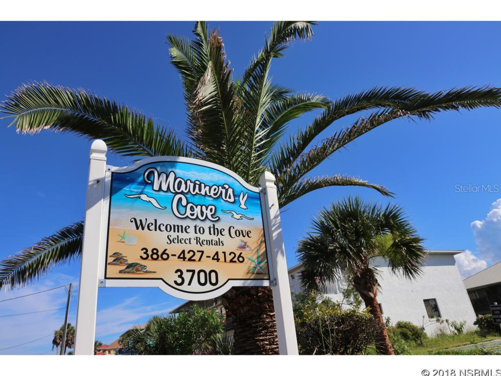 Efficiency with an ocean view directly. All you need for weekenders to own a slice of paradise by the no-drive beach. A family park with picnic, playground, racquetball courts and bathroom right across the street on the no-drive beach. Easy access to ocean and a sweet, affordable spot to enjoy after a great beach day. No more back and forth to the Greater Orlando area in one day. Stay and relax and miss the traffic, be a local. ;LocationDescription: Condo ;Water: City