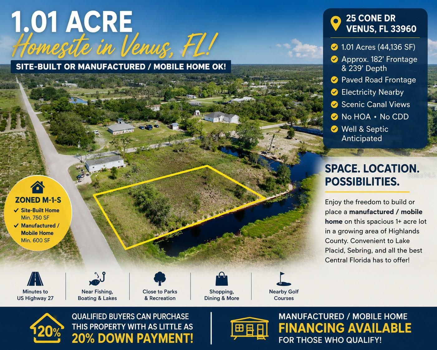 HOLIDAY ACRES 1ST ADD - Land