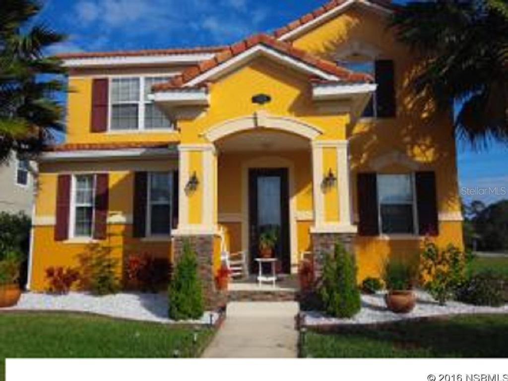 YOU MUST SEE THIS AMAZING HOME! Almost never lived in, looks like a model home, it's a must see. It is grand, right from the beautifully landscaped maintenance free garden all the way through. New 20x20 porcelain tiles bottom floor and carpet upstairs. Thermal windows upstairs. Walk up to the loft/4th bedroom and see the beautiful corner lot in front of the preserve/lake with beautiful fountains. One of the largest corner lot in the community. 42" Maple wood cabinets throughout out and granite counters in the kitchen with extra large island. Formal dinning and separate dinette off the kitchen. Extra large family room. 12 foot ceiling with 5" crown molding, making this home appear so grand that your impression will be amazing.  Could be rented furnished or unfurnished. Home is close walk to Golf Course. 2 Restaurants are located in Venetian Bay. Lagoon style community pool with Jacuzzi and Tiki Bar.