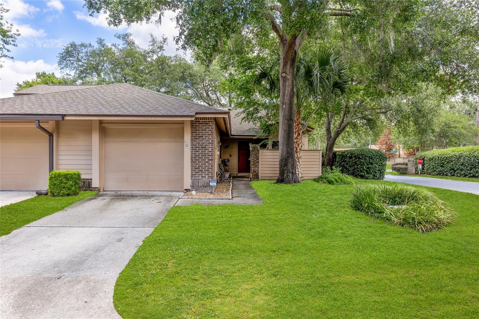 One or more photo(s) has been virtually staged. Welcome to 601 Albany Court, an updated 2 bedroom, 2 bath, single story townhome in Wekiva that blends a carefree lifestyle, comfort and convenience with modern upgrades. From the moment you arrive, you’ll love the setting with trees and a view of the woods across the street. You enter the home into the foyer to the eat-in kitchen with a full appliance package including microwave, range/oven, dishwasher and disposal, pass-thru to dining, pantry and doors to the private patio perfect for morning coffee or evening cocktails. The open floor plan offers a large living room with vaulted ceilings, wet bar, fireplace plus and opens into the Florida Room overlooking the back yard, spacious primary suite and bath in rear of home and 2nd bedroom and 2nd bath in the front. Other extras include one car garage, lots of tile, refreshed bathrooms, inside laundry, Nest Thermostat, Buyers Warranty, and more! Great location in highly sought after Governors Point/Wekiva Community near top-rated schools, shopping, variety of dining options, major roadways, Wekiva Golf Club, Wekiva Island, and spectacular Wekiwa Springs State Park, where you can swim, canoe, kayak, explore scenic walking trails and more! This conveniently located home comes with HOA covered exterior maintenance, lawn and grounds care, common area maintenance, irrigation and amenities including, community pool & lots of walking trails. Schedule your private showing today see for yourself. Property may be under video/audio surveillance.