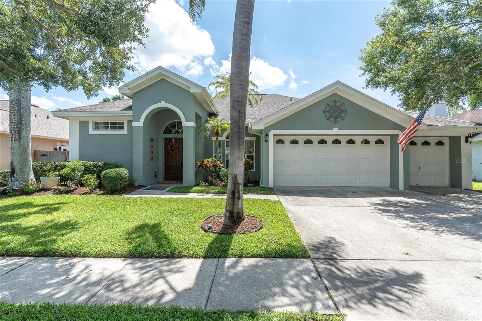 Welcome home to this beautifully maintained 4-bedroom, 3-bathroom pool and spa home located in the highly desirable Woodbay subdivision of Westchase. Nestled in the heart of Westchase Proper and just steps from parks, playgrounds, and top-rated schools, this home offers the perfect blend of comfort, convenience, and Florida living.

From the moment you arrive, you'll appreciate the newer front door. inviting curb appeal, and meticulous maintenance of this original homeowner. Inside, the spacious floor plan features luxury vinyl plank flooring installed in 2018, elegant double tray ceilings in the formal living and dining areas, and abundant natural light from a large newer picture window. The large primary suite is a private retreat featuring crown molding, a large slider overlooking the pool, dual walk-in closets, and a beautifully updated ensuite bath with dual vanities, new tile, a soaking tub, and a frameless glass shower.

The open-concept kitchen is designed for both everyday living and entertaining, offering wood cabinetry, granite countertops, stainless steel appliances, a gas range, new dishwasher (2026), tile backsplash, and a spacious eat-in breakfast nook with beautiful views of the pool and backyard. The adjoining family room features pocket sliding glass doors that seamlessly connect indoor and outdoor living spaces. A secondary bedroom with crown molding and a full pool bath with upgraded vanity and walk-in shower provide flexibility for guests or multigenerational living.

Step outside to your private backyard oasis featuring a heated pool and spa, covered screened lanai, beautiful palm trees, and a fully fenced yard—perfect for entertaining, relaxing, or enjoying Florida's year-round sunshine. Additional features include a tankless water heater, water softener, dedicated laundry room with utility sink.

Living in Woodbay means access to all the exceptional Westchase amenities, including two heated swim and tennis centers, beautifully maintained parks, playgrounds, picnic areas, sports fields, miles of walking and biking trails, and a variety of community events throughout the year. Residents also enjoy close proximity to West Park Village shops and dining, highly rated schools, Tampa International Airport, major roadways, and the Gulf beaches. This is a rare opportunity to own a meticulously original owner cared-for pool home in one of Tampa's most sought-after communities.