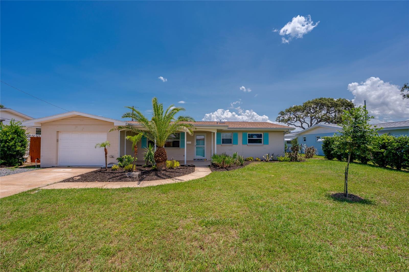 You will LOVE this well-maintained 3-bedroom, 2-bath beachside home in a highly desirable Ormond Beach neighborhood. NO HOA! Features include stylishly updated kitchen and baths, inside laundry room including front load washer and dryer, a large screened patio, and nicely landscaped backyard. The ROOF is just four years old! Amazing location close to the Granada Bridge with easy access to the mainland, while close to the NO DRIVE BEACH, Publix, shopping, restaurants, parks, Rockefeller Gardens and the Ormond Memorial Art Museum. A great opportunity to be close to everything while tucked away on a quiet street with no through traffic.