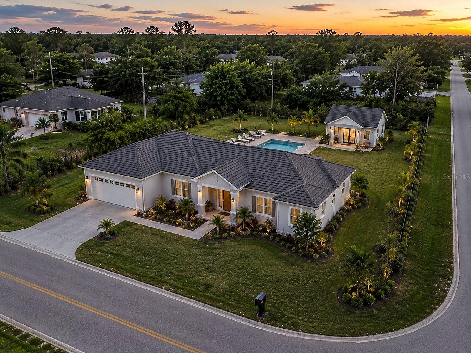 AI Renderings used to show build potential. Three contiguous lots. Nearly 3/4 of an acre. One rare opportunity to create a private Florida estate in the growing Warm Mineral Springs area of North Port.
Offered together as one expansive homesite, this unique three-lot package provides the space and flexibility to design something truly special. Envision a custom main residence, guest house, resort-style pool, lush tropical landscaping, outdoor entertaining spaces, and the privacy to create your own retreat under the Florida sunshine.
Whether your style leans modern coastal, classic Florida charm, or sleek contemporary design, opportunities to secure this much space in an area experiencing continued growth are becoming increasingly limited. Conveniently located near Warm Mineral Springs, Gulf beaches, golf, shopping, dining, and the Atlanta Braves Spring Training facility, the location balances accessibility with the feeling of a tucked-away escape.
A rare canvas to bring your Florida dream build to life.