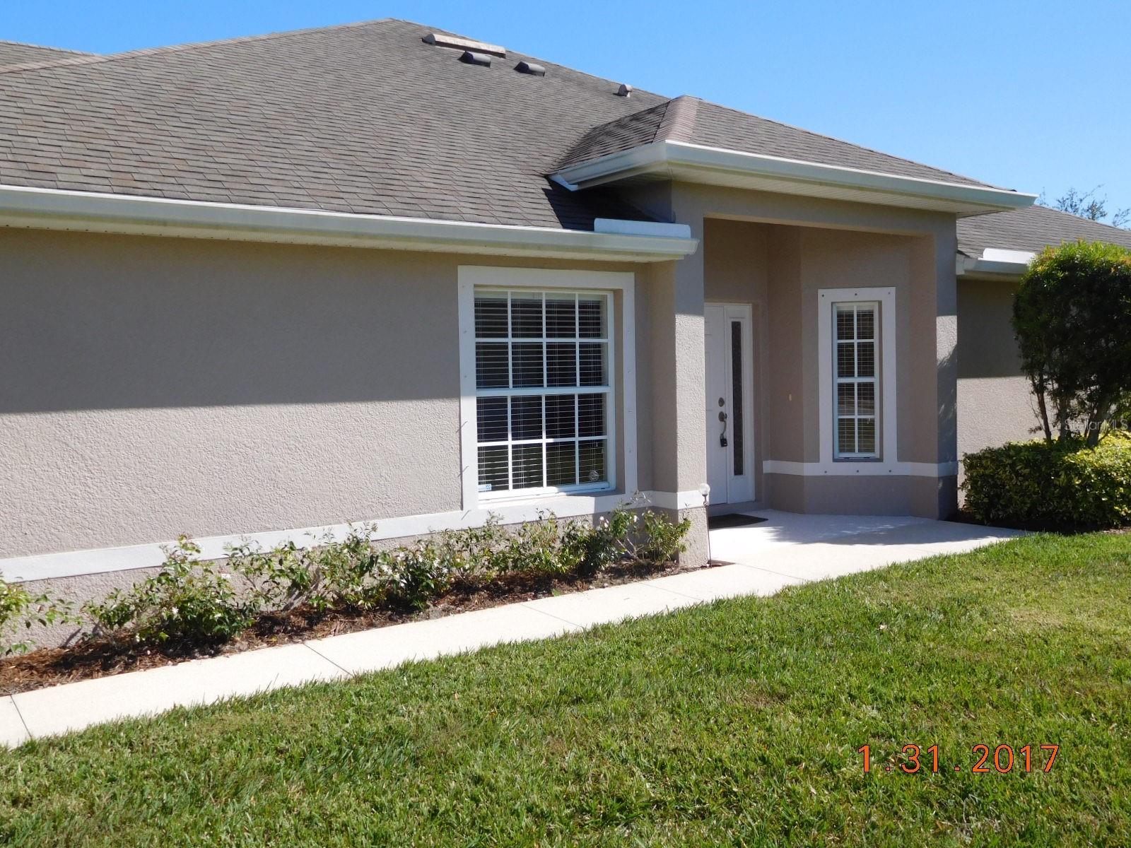 UNFURNISHED ANNUAL RENTAL: - Good looking 2/2/2+Den in the gated community of Sable Trace. The Interior Living Space Has Cathedral Ceilings and Has a Great Open Feel. Nice Kitchen with Lots of Counter Space and large pantry. This lovely villa is located in a gated community, on City water and comes with pool access and Yard Maintenance too. Screened in lanai offers wooded views with a western exposure. Comes with all appliances to including a washer and dryer. Another wonderful feature is the inside utility room that has an additional storage room beside it. There are lots of windows to give plenty of light as well as the sliding glass doors leading from the great room to the lanai. This one’s a gem and will not last long.