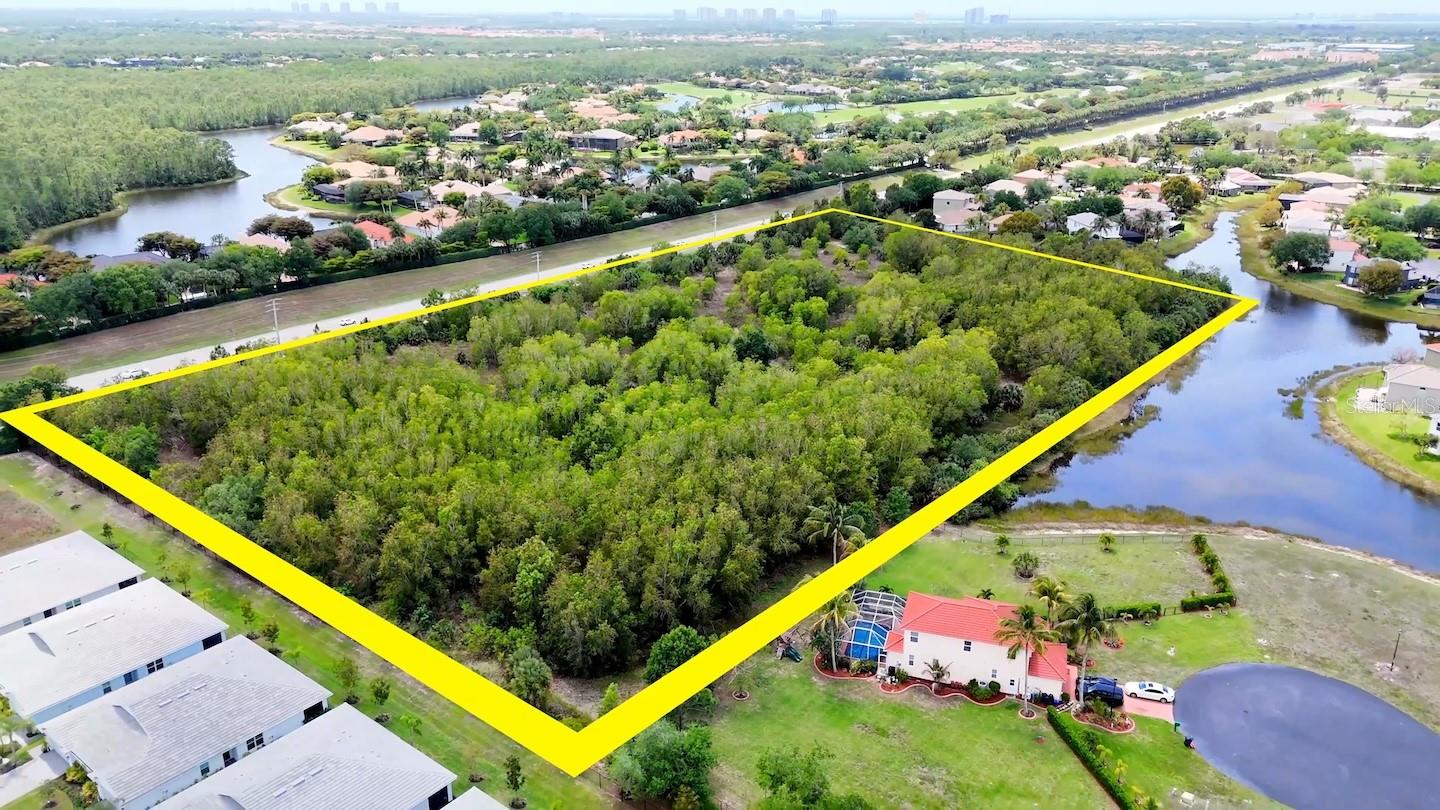 A truly rare and exceptional opportunity to acquire approximately 10 acres of prime residential land in the heart of Estero. Ideally positioned on Williams Road, just moments from the highly desirable Three Oaks Parkway and Corkscrew Road corridors, this expansive parcel offers unmatched potential in one of Southwest Florida’s fastest-growing areas. Previously approved for a 132-unit condominium development, this property carries a valuable history of entitlement, making it especially attractive for builders, developers, and investors seeking to capitalize on the area’s continued growth. Whether you envision reviving a multifamily concept, creating a boutique residential community, or designing a private estate compound, the possibilities here are both flexible and compelling. The location is a standout feature—situated near Estero High School and in close proximity to the future Estero Sports Park, a major planned amenity that is expected to further enhance property values and community appeal. Surrounded by established neighborhoods, new construction, and expanding infrastructure, this site is perfectly positioned to benefit from ongoing development trends. With residential zoning already in place, this property offers a streamlined path toward development while still allowing for creativity and vision. Large parcels of this size and caliber are becoming increasingly scarce in Estero, making this a unique chance to secure a significant footprint in a high-demand market. Whether you're a developer seeking your next signature project or an investor looking for long-term upside, this property delivers location, scale, and opportunity in one remarkable package.