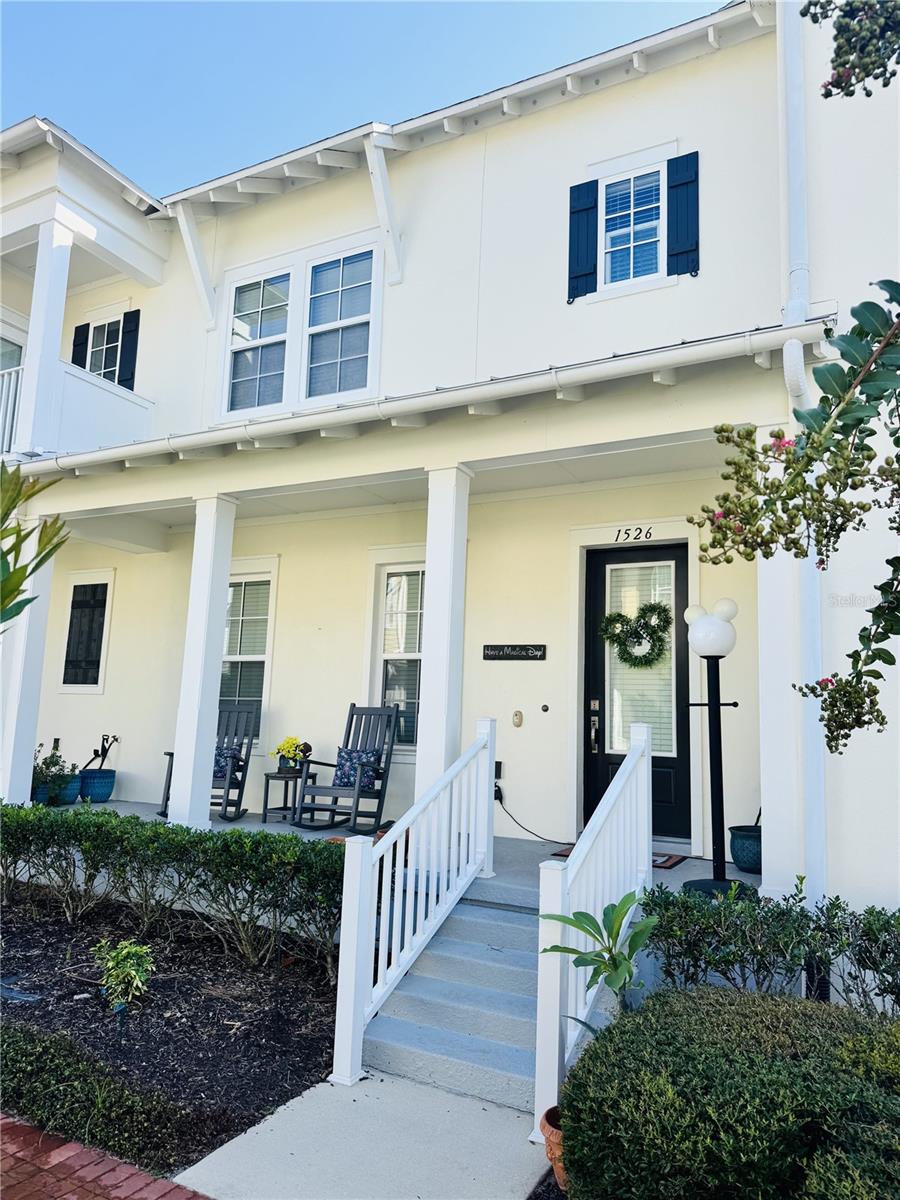 COMING SOON! Welcome to Spring Lake, one of Celebration's newest and most desirable neighborhoods, where modern design, exceptional amenities, and an unbeatable location come together. This beautifully upgraded "Sherwin" townhome is truly move-in ready, offering thoughtful custom finishes and significant improvements that set it apart from the rest. The open-concept floor plan is designed for both everyday living and entertaining. The spacious family room showcases custom wall-to-wall built-in cabinetry with an elegant decorative fireplace, creating a warm and inviting focal point. The gourmet kitchen has been thoughtfully redesigned to maximize both style and functionality. The original island has been replaced to create an abundance of custom storage, while the beautifully appointed kitchen also features a stylish coffee bar with motion-sensor lighting, a convenient glass washer at the sink, pot filler, new GE Café 36-inch cooktop, granite countertops, Carrera marble and glass backsplash, designer 42-inch cabinetry, stainless steel appliances, a new garbage disposal, and exceptional workspace for cooking and entertaining. The adjacent dining area opens to a private courtyard, perfect for outdoor dining or grilling. Throughout the home you'll find numerous recent updates, including new luxury vinyl plank flooring, a beautifully renovated half bath, new Nest smart thermostats, a new air conditioner, new air handler, and a new water heater, providing both comfort and peace of mind. Upstairs, the spacious owner's suite offers a large walk-in closet, soaking garden tub, separate shower with custom tile work, and plenty of natural light. Two additional bedrooms, a full guest bath, and conveniently located upstairs laundry complete the second floor. 
Additional features include double-pane windows, extra insulation for energy efficiency, carbon monoxide detectors, an attached two-car garage with built-in overhead ceiling storage racks for exceptional organization, and numerous thoughtful upgrades throughout the home. 
Residents of Spring Lake enjoy exclusive amenities including a resort-style pool, state-of-the-art fitness center, picnic area, and beautifully maintained green spaces. The neighborhood is connected to Celebration's extensive network of over 26 miles of walking and biking trails and is just minutes from Celebration Golf Club, highly rated schools, AdventHealth Celebration, and the shops, restaurants, lakeside promenade, and year-round community events of Downtown Celebration. Ideally situated with quick access to I-4, SR-417, and World Drive, you'll be only minutes from Walt Disney World, Disney Springs, ESPN Wide World of Sports, Orlando International Airport, and all that Central Florida has to offer. This exceptional home combines modern upgrades, timeless style, abundant storage, and the award-winning Celebration lifestyle into one remarkable opportunity.