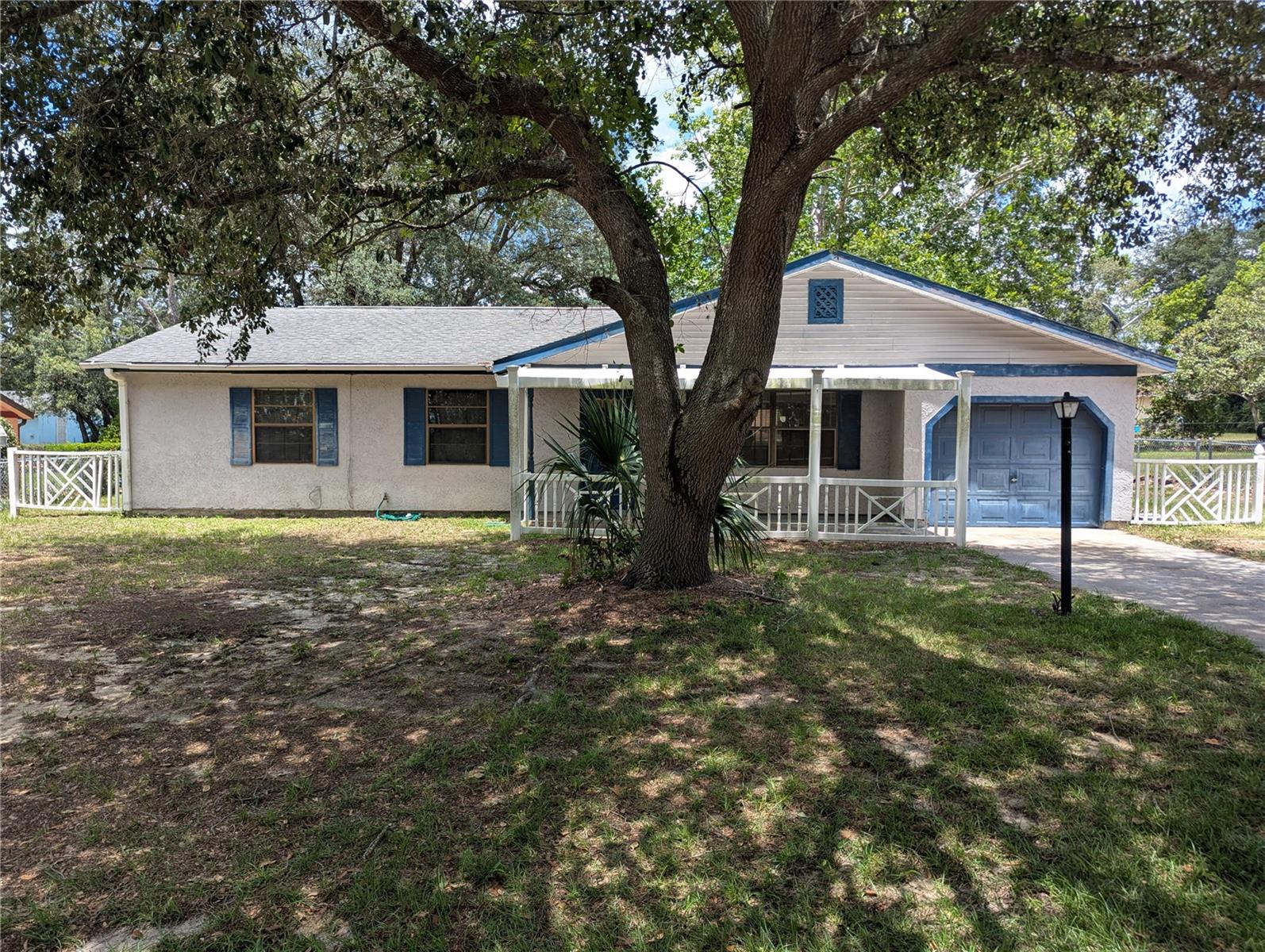 INVESTOR SPECIAL WITH LOTS OF POTENTIAL in the growing Silver Springs Shores community of Ocala. This 3-bedroom, 2-bathroom home features a 1-car garage and sits in a peaceful, established neighborhood. Offering a functional layout and a solid foundation, this property is a prime opportunity for a fix-and-flip project, a profitable buy-and-hold rental asset, or a primary residence looking for sweat equity. The interior needs some TLC, updating, and cosmetic renovations, allowing you to customize the finishes and maximize your return on investment. Location is everything for future resale value or rental demand. Situated in one of Marion County's most active residential areas, this home offers easy access to major roadways for a quick commute to downtown Ocala, Belleview, and The Villages. Outdoor enthusiasts will appreciate the proximity to nearby parks, scenic nature trails, and recreational areas, including being just a short drive from the famous Lake Weir. Whether you are looking to expand your real estate portfolio or tackle your next renovation project, this well-positioned Ocala property offers excellent growth potential in a high-demand market. Schedule your walkthrough today to see the possibilities.