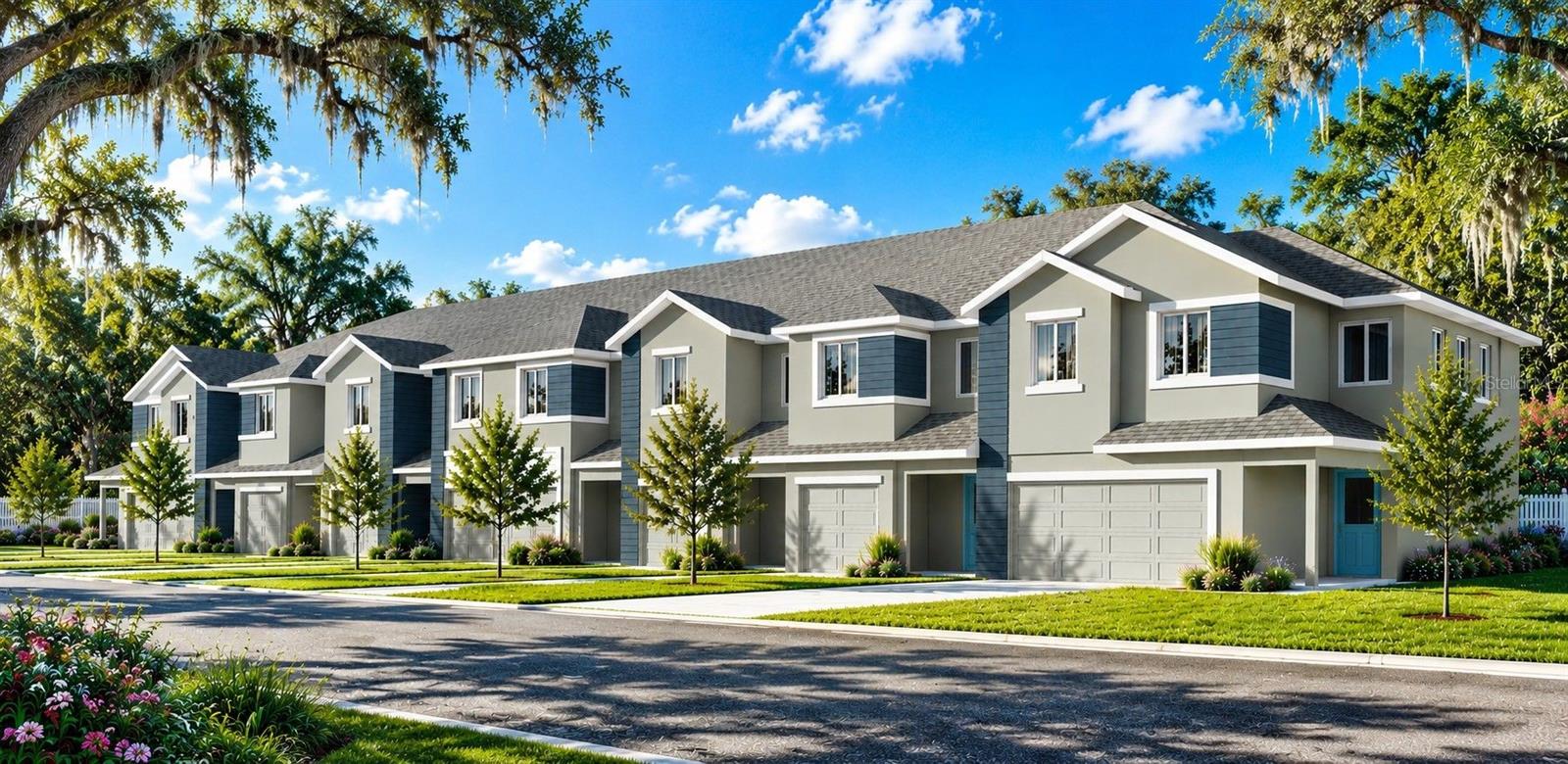 Under Construction. Under Construction. BRAND NEW CONSTRUCTION - a beautifully crafted Wingate model townhome in the desirable River Oaks community of Riverview, FL. At 1,818 sq ft across 2 well-designed floors, with 3 bedrooms, 2.5 baths, a covered front porch, a rear patio, and a 1-car garage, this home maximizes every square foot with smart layout choices and premium finishes throughout. Step inside from the welcoming covered front porch and feel the quality immediately. The first floor delivers a bright, open flow from kitchen through to the family and dining room combo — perfect for everyday living and entertaining alike. The kitchen features white shaker cabinetry with 42" uppers, Frost White quartz countertops, Samsung stainless steel appliances including a fingerprint-resistant refrigerator, range, dishwasher, and vented microwave, pendant lighting over the island, and a pantry for added storage. A powder room on the first floor adds convenience for guests, and sliding doors open to the rear patio — ideal for morning coffee or evening relaxation. Upstairs, all three bedrooms are privately tucked away. Bedroom 1 impresses with dual walk-in closets and a private en-suite bath featuring quartz countertops, dual vanities, and a frameless glass shower. Bedrooms 2 and 3 share a full bath with quartz countertops and tile flooring. A linen closet and second-floor laundry add everyday practicality right where you need it. Throughout the home: 8-foot designer two-panel doors, 9'4" first-floor and 9' second-floor ceilings, MSI Andover LVP flooring with lifetime warranty in all living areas, tile in all wet areas, Moen Genta fixtures, Progress Lighting in all baths, flush-mounted LED lighting, and wood windowsills. Exterior features include hurricane-rated impact windows, Sherwin Williams high-build exterior paint, professional landscaping, fully sodded yard, and automatic irrigation. Carrier 17 SEER2 HVAC, Honeywell smart thermostat, R-38 blown-in insulation, Samsung washer & dryer, and 50-gallon water heater all included. Minutes from Winthrop Commons, Downtown Tampa, I-75, and Tampa Bay's beaches. Use builder's preferred lender for a closing cost credit!