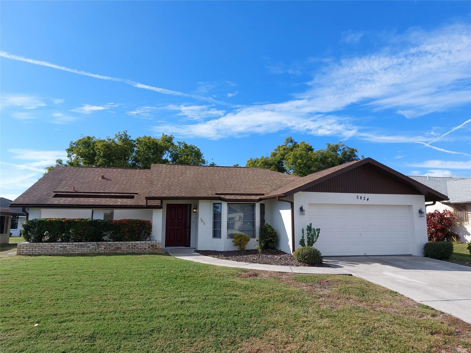 Annual rental 2 bedroom, 2 bathroom, unfurnished home with 2 car garage.  Located in the desirable, deed restricted community of Gulf View Estates. Screened in lanai with pass through window from kitchen. Beautifully wooded back yard with privacy hedge. Master bedroom has it's own sliding glass door access to lanai. Only 7 minutes from Manasota Beach! Homeowner's Association needs 15 days for approval.