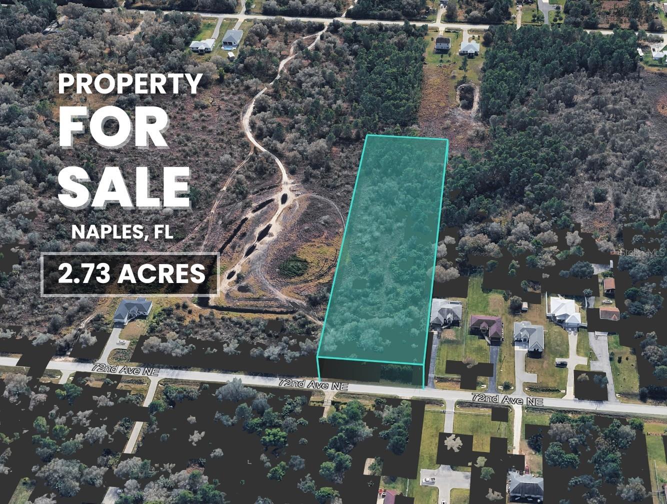 Prime opportunity to own 2.73 acres in Golden Gate Estates, Naples, Florida. This oversized parcel offers space, privacy, and development potential while being conveniently located near everyday amenities. Situated on a Paved road with No HOA and No CDD, buyers can build according to their plans without restrictive community regulations.

Zoned Estates (E), the property is ideal for a custom estate home with room for additional structures such as a guest house, workshop, RV storage, or detached garage, subject to county guidelines. Buyers may choose their own builder and build at their own timeline, making this a great opportunity for homeowners and long-term investors.

Located within the A rated Collier County Public School District, the property is just minutes from Publix, new retail centers, restaurants, and expanding commercial development.

Golden Gate Estates continues to experience strong growth due to its large acreage homesites, convenient access to Immokalee Road, Collier Boulevard, and Interstate 75, and proximity to Naples and Southwest Florida employment centers.

With 2.73 acres, the property provides plenty of room for a custom home, pool, outdoor living space, and additional improvements.

Ideal opportunity for builders, investors, or buyers seeking acreage to develop a custom estate home in one of Naples’ fastest-growing residential areas.

Qualified buyers may purchase with as little as 20% Down Payment.