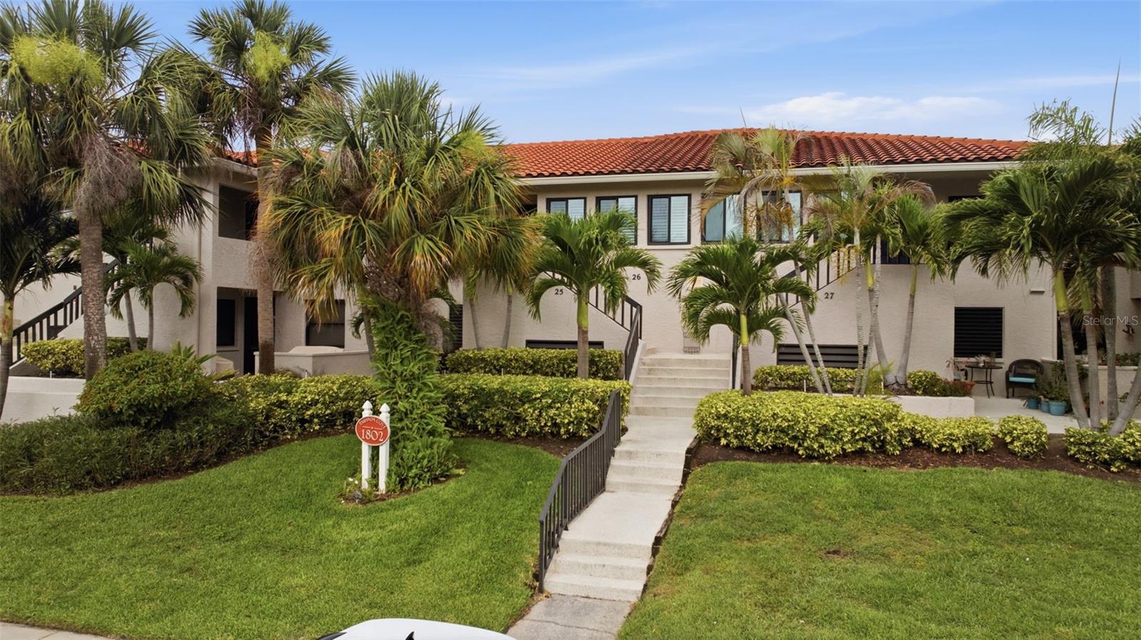 Welcome to Mariner Village, one of Tarpon Springs’ most desirable gated waterfront communities. This beautifully maintained 2 bed, 2 bath condo offers a rare combination of coastal living, resort style amenities, and strong long term value—perfect for both homeowners and investors seeking a low maintenance, income producing property. Located on the Gulf of Mexico, this light filled unit features an open concept layout, spacious living and dining areas, a private balcony, and a split bedroom design ideal for privacy. The primary suite includes a walk in closet and en suite bath, while the guest bedroom and full second bath provide excellent flexibility for visitors, extended family, or rental use. Residents enjoy access to 24/7 gated security, a heated waterfront pool, clubhouse, tennis courts, walking trails, and direct access to the scenic Gulf-front boardwalk. The community is known for its peaceful setting, lush landscaping, and proximity to the Sponge Docks, Fred Howard Park, Sunset Beach, and Downtown Tarpon Springs. With no age restrictions, a pet friendly policy, and strong rental demand in this coastal corridor, Unit 25 offers exceptional potential as a primary residence, seasonal home, or long term investment. HOA fees include exterior maintenance, cable, internet, water, sewer, trash, and access to all amenities—making ownership simple and cost efficient.
A rare opportunity to secure a well located condo in one of Tarpon Springs’ most sought after waterfront communities.