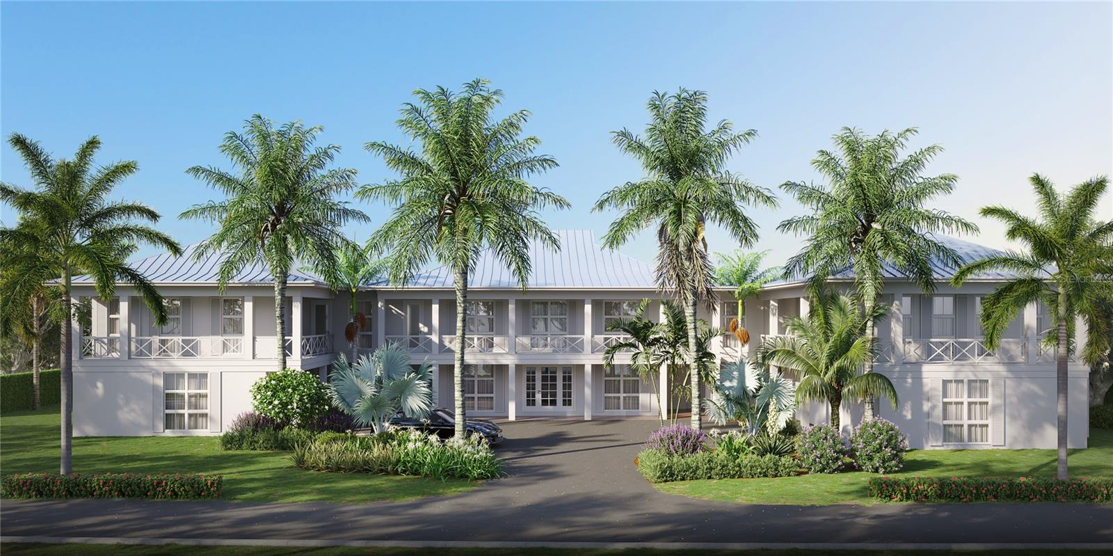 Pre-Construction. To be built. The lot is also available as vacant land (MLS #A4682294) ($6.7M). Introducing the Miller Floorplan designed by award winning Konstant Architecture (plans complete and available), a to be built waterfront estate set on one of the most extraordinary parcels on the north end of Siesta Key, one of only 10 properties with water access on the east and west. This award-winning luxury custom build plan is the example of architectural excellence at the highest level.

Positioned on over three quarters of an acre with 175 feet of pristine water frontage, this rare offering captures sweeping panoramic views from Big Pass to Bayou Louise. With unobstructed access to Sarasota Bay and the Gulf, boating enthusiasts can enjoy effortless days of fishing, cruising, or island hopping directly from their backyard. This is coastal living without compromise.

Designed for both elevated beauty and resilience, the Miller Floorplan features approximately 4,325 square feet of conditioned living space with a raised main living level, private elevator access, and a multi-bay garage with dedicated boat storage below. The thoughtfully designed layout includes five bedrooms, five full bathrooms, and a powder room. The primary suite is privately positioned offering a spa-inspired bath with separate water closet, expansive closet space, and seamless connection to outdoor living.

The heart of the home is an open-concept living and dining space anchored by a designer kitchen with pantry and butler’s area, all oriented toward breathtaking water views. Expansive porches, screened outdoor living areas, and a resort-style pool with integrated spa and swim-off areas create a true waterfront retreat. A standing seam metal roof and sophisticated coastal architectural detailing reflect timeless style while complementing the surrounding natural beauty.

Located on the coveted north end of Siesta Key, this estate offers both privacy and convenience. The beach, boating, waterfront dining, and Sarasota’s vibrant cultural and entertainment scene are moments away. Large parcels of this caliber with 175 feet of frontage and water access on the east and west side of the property, are rarely available, making this an exceptional opportunity to secure a refined blend of modern luxury, prime location, and long-term value.

Where coastal beauty, architectural sophistication, and thoughtful design converge, this residence delivers an unparalleled Siesta Key lifestyle.