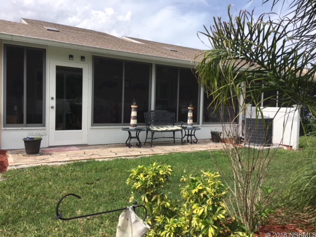 This recently built town home is only 3 years old and owned by one owner. Upgrades include, Plexiglas closes in the Porch/Balcony. Screen  enclosure has been added onto garage, Kitchen back splash as been added, 6 ceiling fans, Skylight, inside new window shutters, stainless steel appliances. beautiful new tile throughout. Close to beach and shopping. This town home has many community amenities like heated pool, spa and tennis courts. ;Water: City