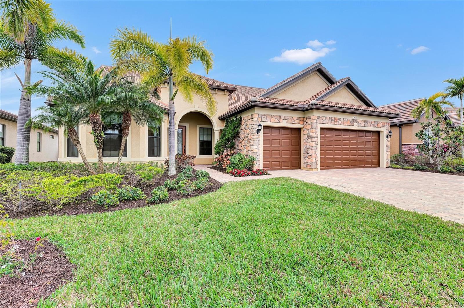 Priced to GO QUICKLY NOW! This FORMER PINNACLE MODEL WITH LOFT is set upon a
pristine and premium PRESERVE VIEW- with lots of PRIVACY! Located on a quiet cul de sac with other former model homes, this lovely home is
ready for new owners to enjoy. Boasting 4 BEDROOMS/ 4 BATHROOMS PLUS Den/OFFICE downstairs and a second floor with a bedroom, full
bathroom and large living room- this makes great guest area or in law suite! HUGE Lanai with OUTDOOR KITCHEN, Covered Space, HUGE POOL
and SPA with Water Feature! Upgrades include: WOOD FLOORING, IMPACT GLASS, ZERO CORNER SLIDING DOOR, French Den Doors, Full GLASS
Front Door, Crown Molding, Custom Tile/Wood Work walls, Upgraded WINDOW TREATMENTS, UPGRADE Interior Doors, 8" INTERIOR DOORS,
HEATED POOL/SPA, LOFT WITH FULL BEDROOM & BATHROOM, 2022 KITCHENAID REFRIGERATOR, 2022 HOT WATER HEATER, 2023 AC!
UPGRADED KITCHEN: Quartz Island & Counters, Soft Close Cabinetry w Pull Outs, Undercabinet lighting, Coffee/Wine bar area....the list goes on!
Attractive curb appeal for this 3 CAR GARAGE estate home. Paver walkway up to the front porch and full light glass door and water feature. Upon
entering the home, there is a guest bedroom with coffered ceiling and full bathroom suite to the left and a spacious den or office to the right with
French glass doors and coffered ceiling. The gathering room has custom wall, recessed lighting and opens up to the lanai with the zero corner
doors. The kitchen is the focal point of this room- with a large island perfect for entertaining or eating at! An additional guest bedroom sits off the living room and has a full bathroom nearby. The loft has a
large bonus room, large bedroom and full bathroom. This area is perfect for when guests come, as a multigenerational household or in law suite!
Master bedroom is on the first floor, and also boasts a coffered ceiling along with upgraded en suite that includes a HUGE walk-in closet, Grecian
style walk in shower, dual sink vanity and separate commode. Laundry room with cabinets, sink and storage space. IslandWalk is one of VENICE'S
most social communities with a FULL TIME ACTIVITIES DIRECTOR, countless events and clubs and activities, TWO community clubhouses, an
EVENT center, TWO resort style pools, a LAP pool, 12 PICKLE BALL Courts, 8 Har Tru Tennis Courts, DOG PARK, Playground, Basketball Court,
Community Garden- the list goes on!