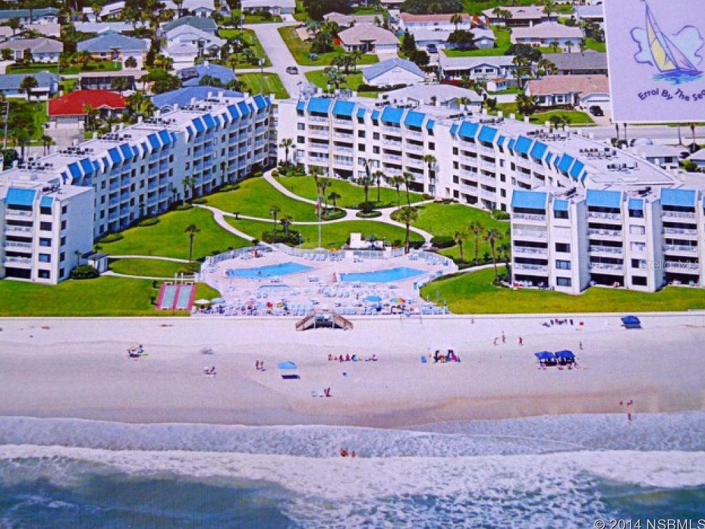 Spectacular Ocean and Beach views from this Top Floor, direct Oceanfront residence. Spacious, Open, Light Filled! Washer and Dryer in the unit. Nicely updated kitchen with granite countertops. Errol By The Sea is a very popular and immaculately maintained complex. Resort-Like Beach Front living. Two Pools PLUS a kiddie pool, Tennis Court, Shuffle Board, Bike Room, Community Room. Errol By The Sea is a highly desirable community on NSB's NO DRIVE BEACH. Measurements approximate and not guaranteed. This home is being offered furnished WITH EXCEPTIONS. Seller will provide list of excluded personal property and furniture. ;LocationDescription: Condo ;Water: City