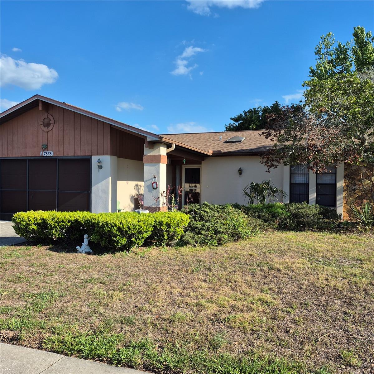 COZY UP TO THE WARM, WOOD BURNING FIREPLACE and relax in your lounge chair. TAKE A DIP IN THE POOL while enjoying the water view in the back yard, This is a 2 bedroom 2 full bath WELL MAINTAINED home with garage. ONE YEAR HOME WARRANTY offered at this great price !! Hard to find a home with pool, garage & fireplace at this price in such good condition. Grandma baked cookies in this kitchen and Grandpa was a handyman. This house has a real feel of HOME......