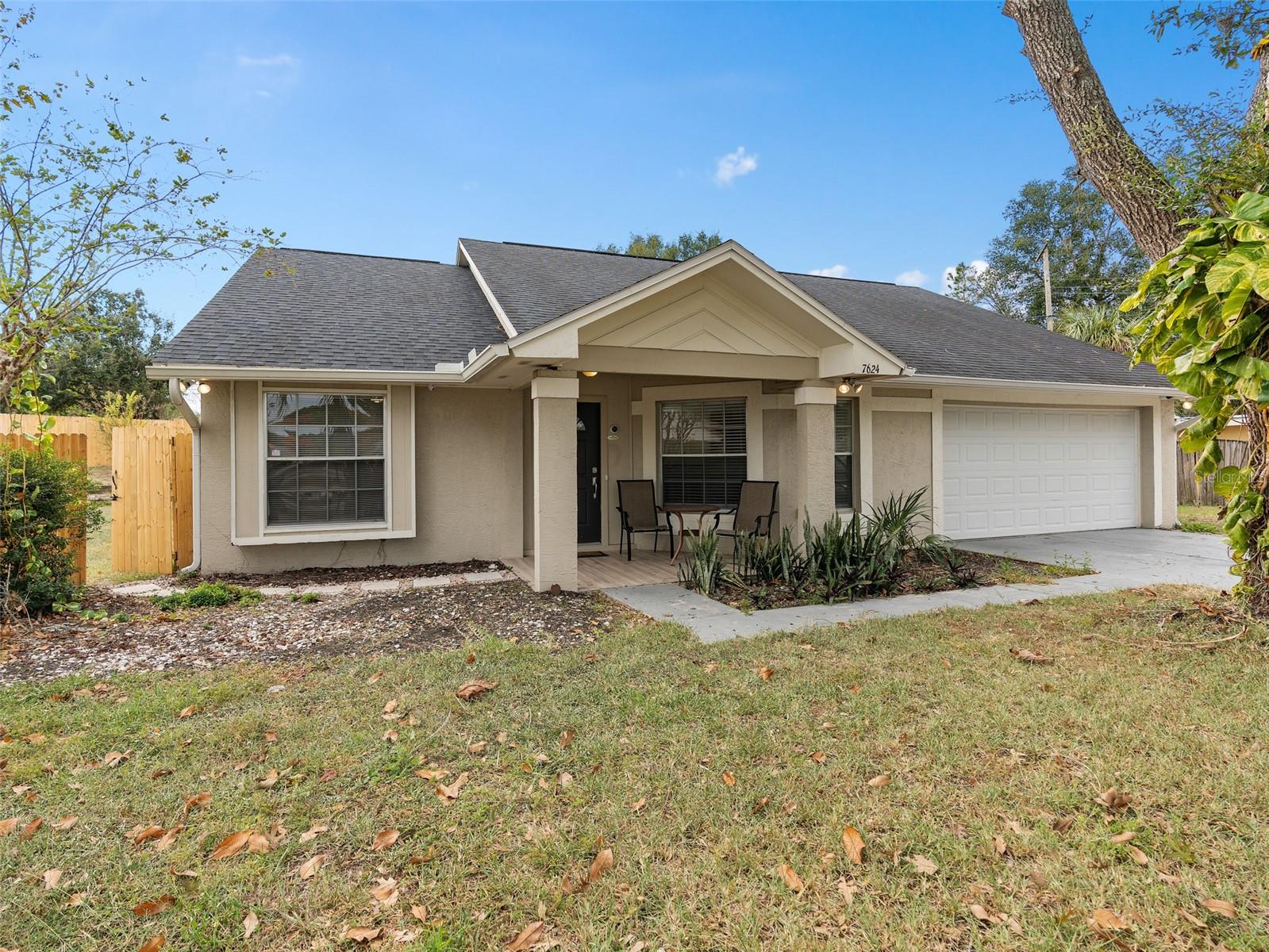 COMPLETELY REMODELED HOME IN SILVER RIDGE.  THIS 3 BED 2 BATH 1492 SF FENCED IN POOL HOME SITS ON A LARGE .31 ACRE LOT. THE ROOF WAS REDONE IN 2018. THIS HOME HAS BEEN COMPLETELY REMODELED AND SCREAMS LUXURY!  THE HOUSE HAS BEN OUTFITTED WITH  LUXURY VINYL PLANK FLOORING THROUGHOUT THE HOME. THE BATHROOMS HAVE BEEN REDONE WITH GORGEOUS TILE AND FRAMELESS SHOWER GLASS DOORS. ONCE YOU STEP OVER THE THRESH HOLD YOU WILL SEE THE OPEN FLOOR PLAN AND AMAZING UPGRADES! FROM THE LARGE KITCHEN WITH GRANITE COUNTERTOPS AND STAINLESS STEEL APPLIANCES, TO THE CROWN MOLDING THROUGHOUT THE HOME. THE HOME WAS BEEN NEWLY PAINTED AND THE BASEBOARDS HAVE BEEN UPGRADED AS WELL. THE KITCHEN IN THE FAMILY ROOM HAS BEEN REDONE IN A GORGEOUS MODERN TILE. THE MASTER BEDROM IS LARGE AND OVERLOOKS THE SCREENED IN POOL AND HAS AN AMAZING MASTER BATHROOM RETREAT. BEAUTIFUL GRANITE COUNTERTOPS WITH DUAL UNDERMOUNT SINKS. AN ALL NEW TILED SHOWER WITH FRAMELESS GLASS SHOWER DOOR WILL WOW YOU. WALK OUTSIDE AND SEE THE LARGE SCREENED IN POOL AND MASSIVE NEWLY  FENCED IN BACKYARD. THIS HOME HAS IT ALL! COME SEE IT TODAY!