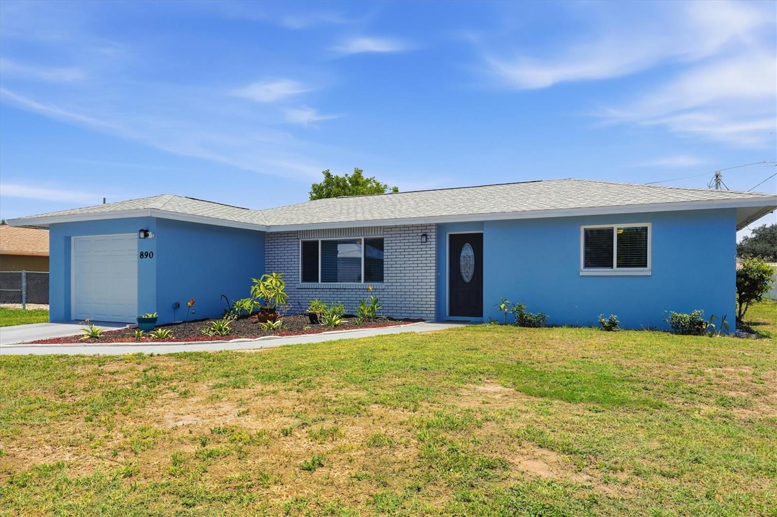 Welcome to this beautifully renovated South Venice retreat, where modern updates, thoughtful design, and everyday comfort come together seamlessly. This move-in ready home has been extensively updated for style, efficiency, and peace of mind, featuring brand-new hurricane impact-resistant windows and a sliding glass door by New South Windows, new attic insulation, a new water softener system, and a reverse osmosis water filtration system in the kitchen.

The heart of the home is the stunning custom kitchen, showcasing Craft-Maid cabinetry, granite countertops, brand-new stainless steel appliances, abundant storage, and an open layout designed for today's lifestyle and effortless entertaining. Newly installed luxury vinyl plank flooring flows throughout the home, creating a bright, cohesive feel, while new interior doors add a fresh, modern touch.

Both bathrooms have been completely renovated with ceramic tile, new vanities, and new toilets, offering stylish, updated finishes. Each bedroom features a walk-in closet, providing generous storage, and the flexible Florida room offers additional living space perfect for a home office, guest room, hobby space, or family room.

Outside, enjoy a spacious backyard with room to relax or entertain, along with an attached garage featuring a newly installed garage door and impact-resistant exterior door.

Ideally located in desirable South Venice, you'll be just minutes from Manasota Beach, Venice Beach—renowned for its shark tooth hunting—and the world-famous shores of Siesta Key. Historic Downtown Venice, Englewood's Dearborn Street, Wellen Park, shopping, dining, and CoolToday Park, the spring training home of the Atlanta Braves, are all nearby. Combining exceptional updates with an unbeatable location, this home offers the perfect opportunity to enjoy the Florida lifestyle you've been dreaming of.