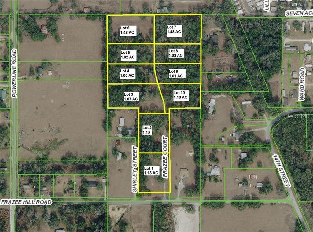 FRAZEE HILL ESTATES - Land