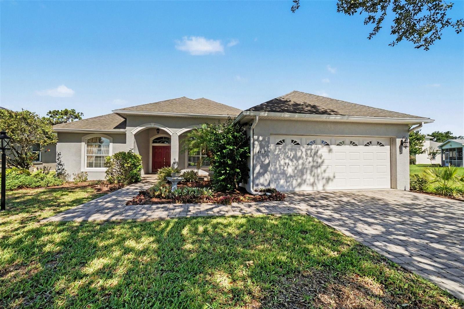 Gated golf living! This 3BR/2BA contemporary home in the Villages of Highlands Ridge features 2,363 sq ft of open living space, a split-bedroom layout, and a large two-car garage. The roof was replaced in 2014. A low monthly HOA includes grounds maintenance and premier community amenities: a pool, fitness center, tennis, pickleball, and an on-site restaurant. Washer and dryer convey.