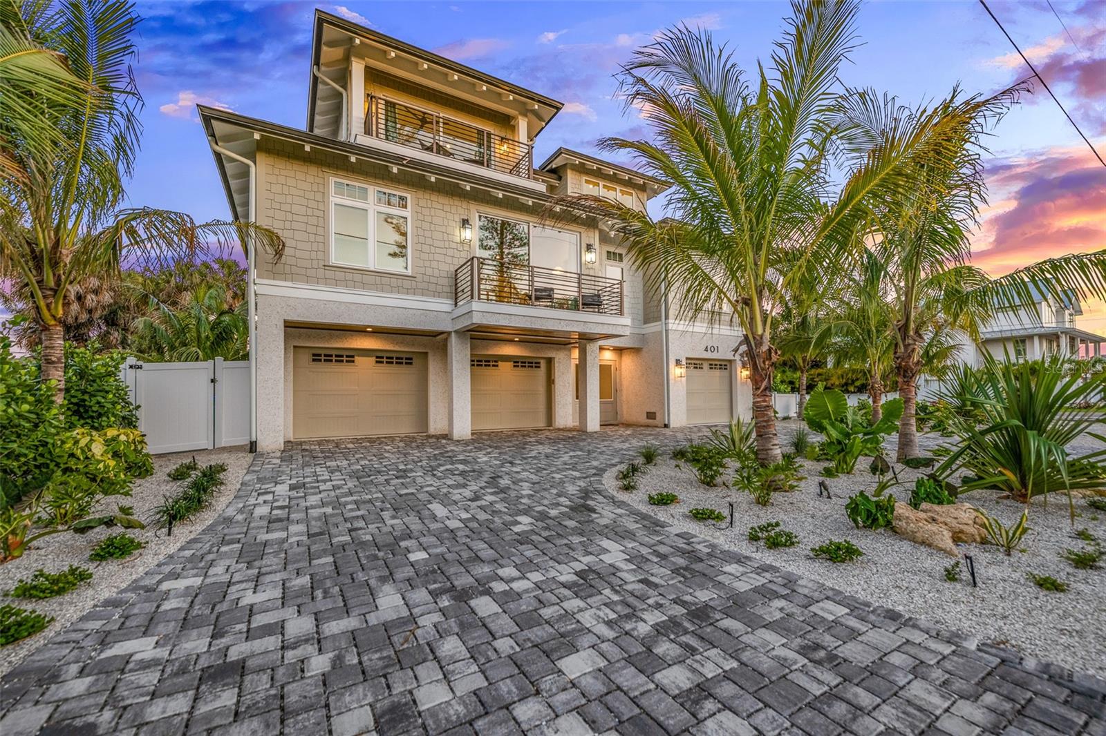 THIS IS THE ONE! Welcome to Annabella by the Sea. Impeccably built to the highest standards in 2024 by Eason Builders Group. This luxury home is a coastal dream, situated in the heart of Anna Maria Island, featuring 4 stunning bedrooms, 4.5 baths, over 3200 sq ft of refined living space, and multiple covered outdoor spaces, combining elegant comfort with the best of island living. Located in an ideal location, walkable to the sugary beaches of the Gulf, close to dining, shopping, and local attractions. No expense spared on this contemporary gorgeous home with designer finishes throughout, a gourmet kitchen with oversized island, top of the line appliances, huge walk-in pantry, and custom cabinetry. The open concept is perfect for entertaining with a spacious living and dining room that seamlessly connects to a large balcony with more seating. Custom light fixtures, spacious bedrooms with private ensuites, a game room by the pool
area and a family room on the second floor ensures there is room to unwind and relax! Last, but not least, the oasis back yard with covered lounge areas, a luxurious pool and spa, lush landscaping and multiple balconies is the perfect spot to hang out after a day at the beach. Or take your party to your roof top deck for sunset and panoramic views. This gorgeous home is spacious in every sense and comes completely furnished with luxury details, curated so all you need to do is bring your clothes. A great rental history, making it the perfect family retreat or an outstanding investment property. Call today to schedule your private showing. Own where your heart already lives!