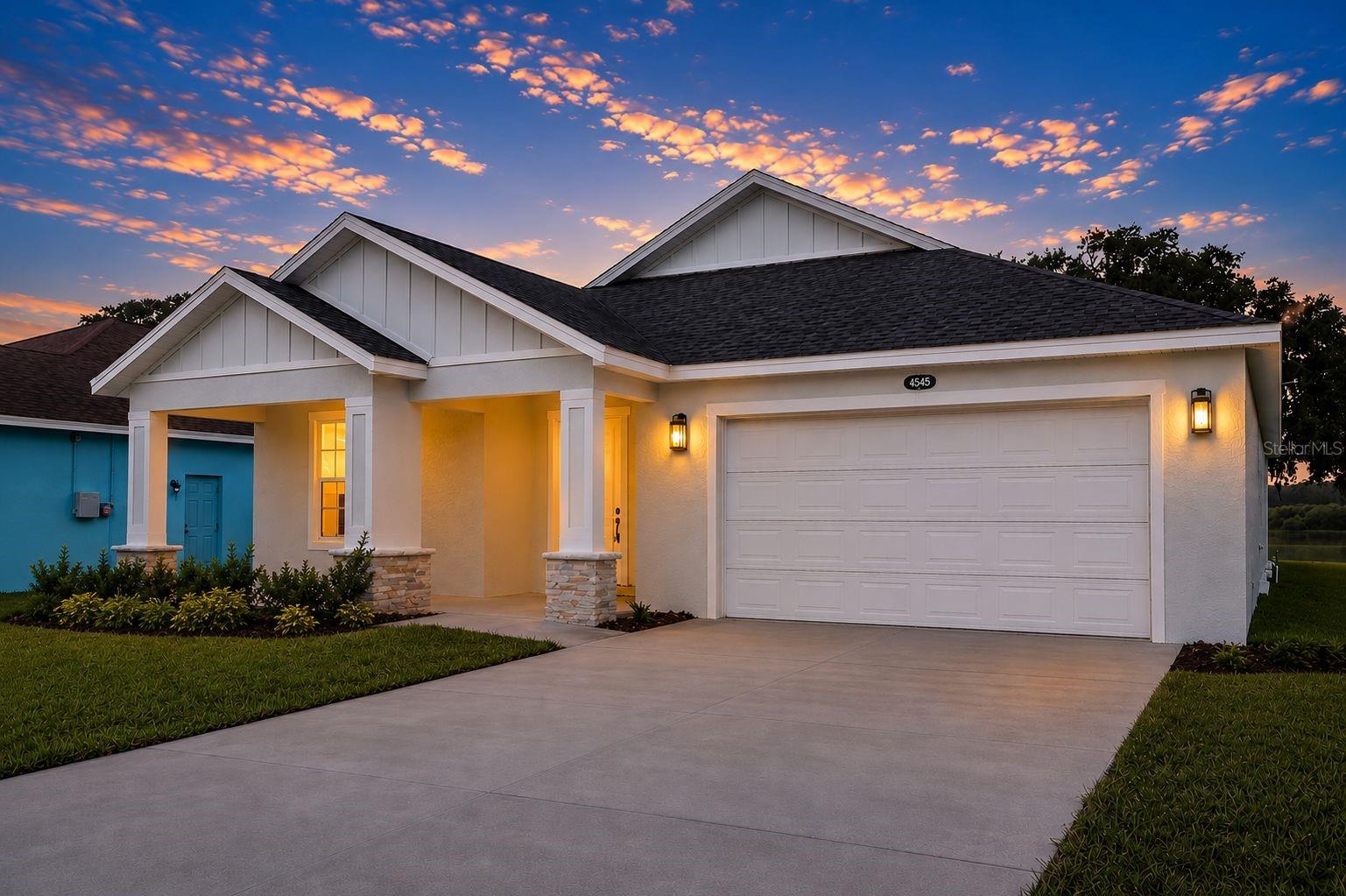 Welcome to this beautifully crafted 4 bedroom, 2.5 bathroom home located at 4545 Fairway Oaks Dr. This 2025 home is nestled within a desirable gated community in Mulberry, offering peaceful water views, open living spaces, and everyday convenience. Built by a quality builder known for lasting craftsmanship, this home blends thoughtful design with a prime location.

Step inside to discover a bright, open floor plan designed for both comfortable living and effortless entertaining. The spacious layout flows beautifully, creating inviting areas for gathering while still offering privacy where it matters most. The attention to detail is visible in all the small details. The Great room features luxury vinyl plank flooring with tray ceilings, Upgraded quartzite counters throughout the home, upgraded doors throughout, ceiling fans already installed. Throughout the home, you’ll appreciate upgraded details such as soft-close cabinetry and under-cabinet lighting, adding both style and convenience to the kitchen and living areas.

The primary suite is a true retreat, featuring zero entry shower, dual sinks, dual walk-in closets, private toilet closet, all providing both function and luxury. 

Enjoy tranquil mornings and relaxing evenings on the covered porch overlooking the water, perfect for unwinding or hosting guests. The home is also equipped with an irrigation system on a timer, helping keep the lawn lush and maintenance simple. 

Conveniently located with easy access to County Line Road, South Florida Avenue, and Highway 60, commuting and daily errands are a breeze. You’re also within a short drive to I-4, as well as both downtown Lakeland and downtown Mulberry for dining, shopping, and local events.

This home offers the perfect combination of quality construction, modern upgrades, scenic surroundings, and a location that keeps you connected to everything Central Florida has to offer. Don’t miss this opportunity — schedule your private showing today or share this listing with your agent before it’s gone! **Click on the virtual tour button for a Matterport 360 degree immersive walkthrough tour of the home. Just like a 24/7 open house!