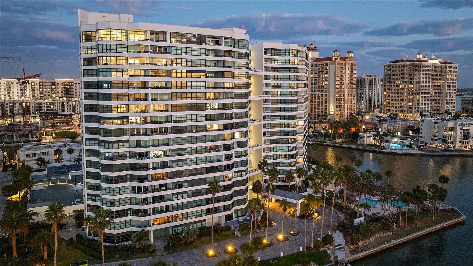 Exquisite End Unit Condo on the 10th Floor with Panoramic Bay Views in Sarasota
Discover the epitome of luxurious living in this stunning corner condo, conveniently located in Condo on the Bay, a highly sought-after community offering unparalleled lifestyle benefits—including the most spectacular bayfront pools in Sarasota.
This beautifully designed 2-bedroom, 2-bathroom residence boasts breathtaking panoramic views of Sarasota Bay and the surrounding cityscape. Just steps away from Sarasota’s award-winning new park, The Bay, offering over 53 acres of waterfront parkland including mangrove walkways, public gardens, a concert stage, children’s play area, event center, and more.
Step inside to find an open floor plan enhanced by elegant crown molding and abundant natural light, with views of the water from every room! The spacious living area seamlessly connects to a gourmet kitchen featuring stainless steel appliances, granite countertops, and solid wood cabinets. Host unforgettable sunset evenings from your private terrace just off the main living space. Inspired by Cézanne, this model was designed to showcase sweeping views of nature’s canvas and includes ample wall space for your personal gallery.
The generously sized primary suite includes its own private terrace, a walk-in closet, additional built-in storage, dual sinks, and a spa-like walk-in shower. The versatile guest suite features two built-in twin Murphy beds and a walk-in closet, ideal for hosting guests or working from home in style.
As a resident, you'll enjoy exceptional amenities including a 24/7 security gatehouse, two tennis/pickleball courts, concierge service, fishing pier, two fitness rooms, kayak/jet ski storage, boat docking on a first-come basis, electric car charging stations, and a social room with a library and kitchen. Organized social activities such as yoga, water aerobics, happy hours, walking groups, and mahjong foster a lively, welcoming atmosphere—making this one of the friendliest communities in Sarasota.
No water intrusion occurred in the building during the last hurricane season, a testament to its solid construction and peace of mind for future owners. Great news—pool and gym renovations are expected to be complete soon (to be confirmed after visit), further enhancing the resort-style lifestyle.
Located within walking distance to Downtown Sarasota, enjoy easy access to fine dining, boutiques, theaters, Van Wezel Performing Arts Hall, cultural festivals, a vibrant farmers market, and more. Plus, you're just a short drive to world-renowned beaches including Lido Key and Siesta Key, ranked the #1 beach in the U.S. and #4 in the world.
Don’t miss your chance to own this premier residence in one of Sarasota’s most desirable locations! **THIS PROPERTY QUALIFIES FOR A 1% LENDER INCENTIVE IF USING PREFERRED LENDER. INQUIRE FOR MORE DETAILS.**