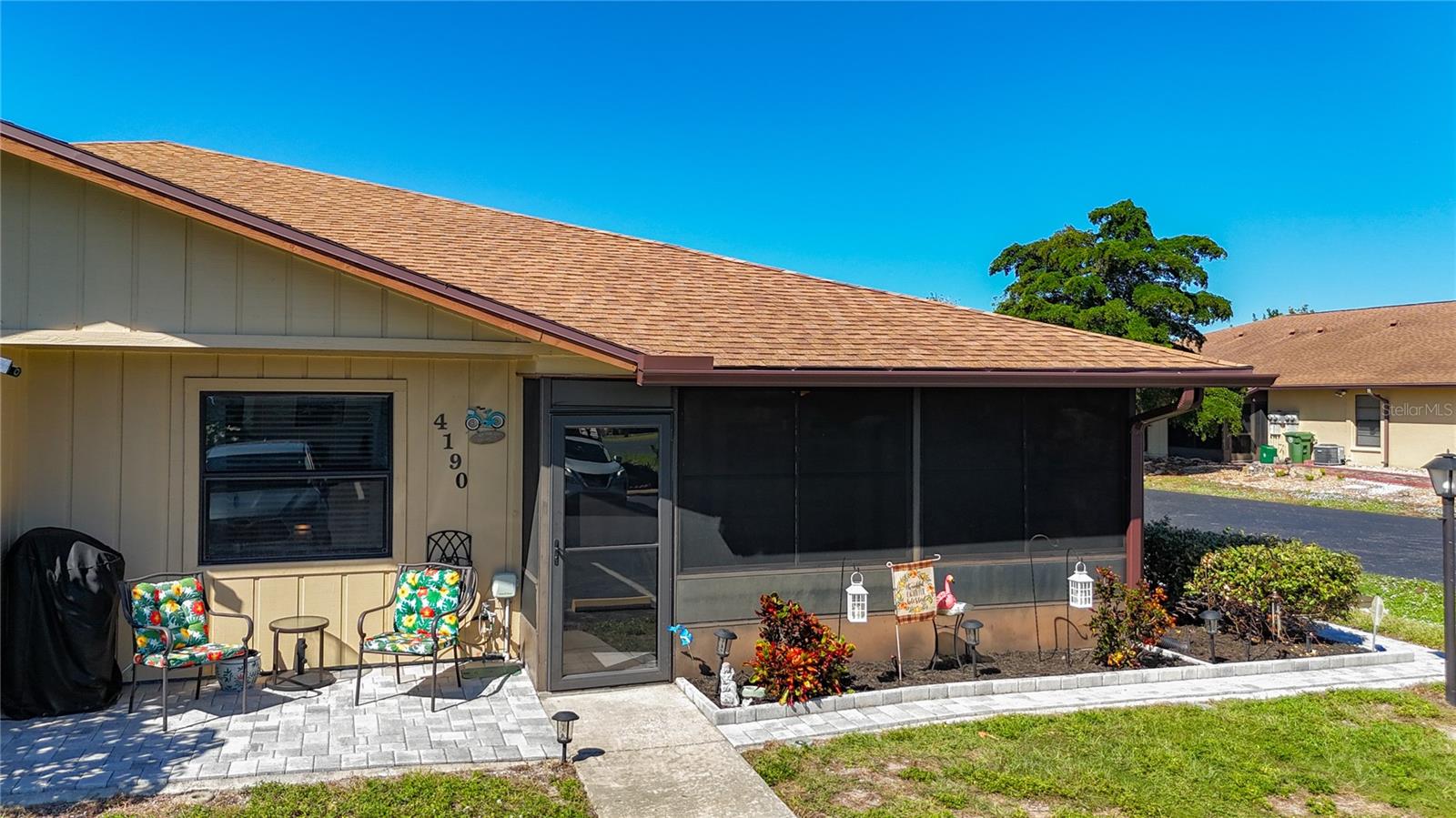 COASTAL 55+ CONDO 7 Minutes from Anna Maria Beaches. BIG PRICE IMPROVEMENT + LOWER HOA! BRADENTON IS A LIFESTYLE OF ITS OWN. The perfect Florida getaway or retirement retreat. Easy access to the Gulf ferry to Anna Maria Island and a convenient bike path straight to the beach from Heritage Villages West. Walking distance to Anna Maria Oyster Bar. Minutes from Robinson Preserve (nature trails & kayaking), DeSoto National Memorial, Bradenton Riverwalk waterfront. Authentic Greek and Italian Restaurants, and French Pastries, and Shopping. Come and live the Social Downtown Bradenton Nightlife.
Step inside to find a light, bright interior with a true Seascape Florida vibe. Major updates include A/C (2.5 ton) + heat pump (2021), Air handler (2019), Water heater (2018), Washer & Dryer (2026). 2 Parking Spots. 2-bedroom 2-bath condo beautifully updated delivers comfort, and that sought-after coastal lifestyle. New ceramic tile flooring + plush bedroom carpeting. Updated kitchen with granite countertops, new cabinetry and double oven. Breakfast bar + dedicated coffee station. Modernized bathrooms with new vanities & high-efficiency fixtures. Spacious primary suite with walk-in shower & private screened lanai. The flexible second bedroom includes a Murphy bed, making it perfect for guests, a home office, and/or craft space. French doors lead to a charming enclosed front porch - ideal for morning coffee or evening relaxation.
3 newly paved patios (2023) for entertaining or relaxing; screened lanais with new Florida windows; peaceful spots to enjoy Bradenton sunsets.   Active 55+ Community Amenities include a resort-style Pool + outdoor shower, spacious Clubhouse & social events. Shuffleboard, ping pong, billards, bingo, BBQ area, banquet hall, and a Piano. Prime location near everything. Low-maintenance lifestyle you've been waiting for.   MOVE IN READY! Seller is motivated!