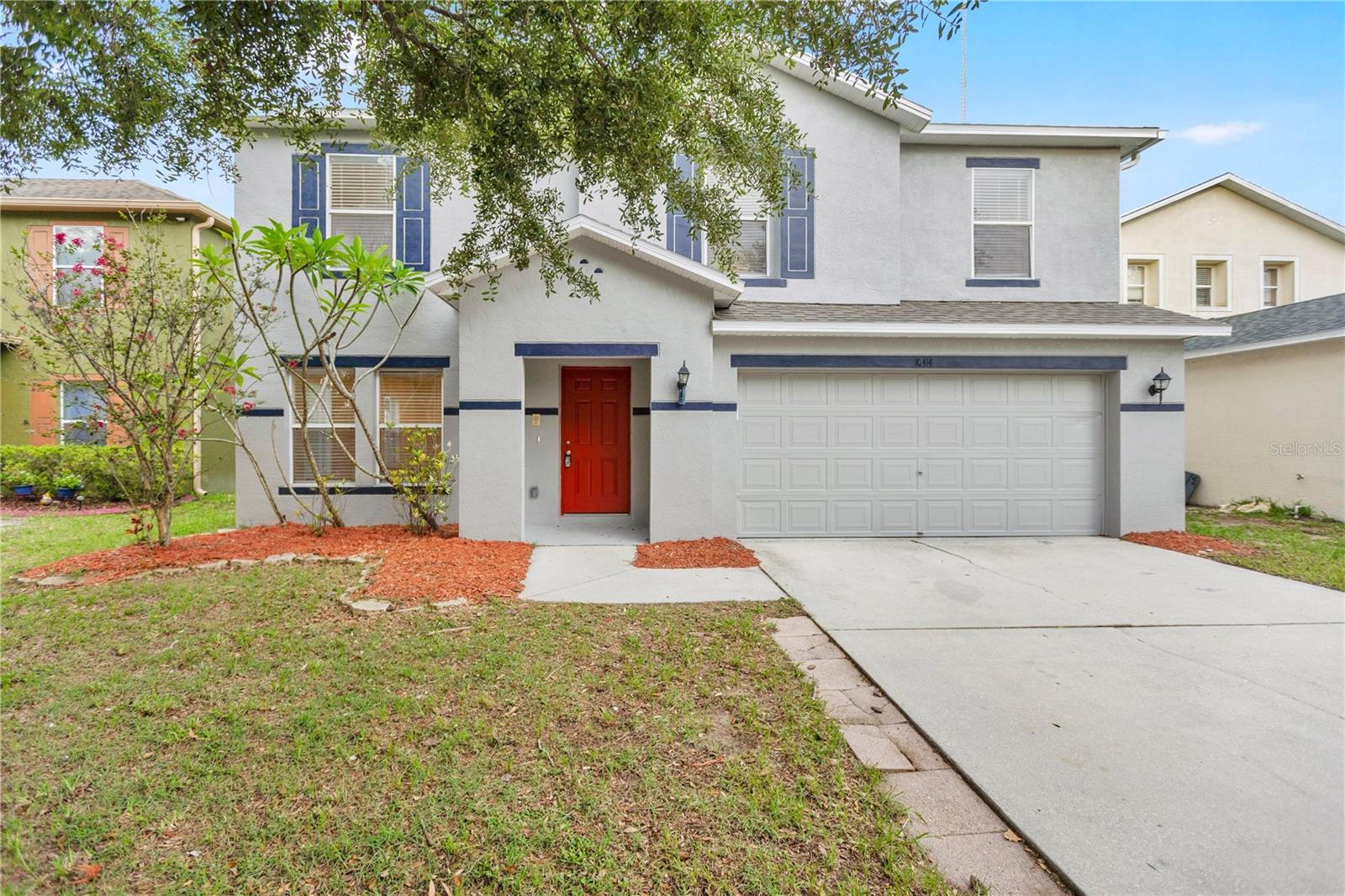 VR tour available. Seller offering up to $20,395 toward buyer closing costs, prepaid expenses, and/or an interest rate buydown. Welcome to Boyette Creek, where this move-in ready 4-bedroom, 3-bath home offers 3,420 square feet of well-designed two-story living. Major recent updates include a brand new roof (2026), a fully renovated kitchen with new white shaker cabinets, new granite countertops with an undermount sink, and a new stainless steel range, microwave, dishwasher, and garbage disposal, plus all three bathrooms updated with new vanities, granite countertops, faucets, mirrors, and lighting. Fresh interior paint runs throughout, and the exterior was freshly painted with stucco repairs completed, including the soffits, fascia, garage door, and shutters. The main level offers spacious formal living and dining rooms, a large family room open to the updated kitchen, a private office that can easily serve as a fifth bedroom, and a full bath. Upstairs, you'll find an oversized bonus room, a spacious primary suite with a walk-in closet and an en suite bath featuring dual vanities, a soaking tub, and a separate shower, along with three additional bedrooms and another full bath. Additional improvements include refreshed landscaping and mulch, irrigation updates, professionally serviced HVAC systems, and a newer water heater (2024). Conveniently located near shopping, dining, top-rated schools, US-301, I-75, and the Selmon Expressway, this home offers the space, updates, and location today's buyers are looking for.