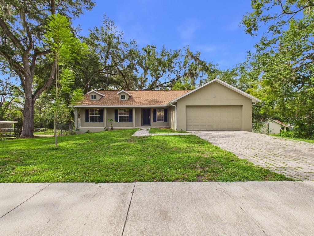 Welcome to 39 Cherry St! Nestled on a charming cobblestone lined street just minutes from historic downtown Brooksville, this beautifully updated 4/2/2 is ready for its next owner. Inside, you'll find a highly appealing split floor plan, eat in kitchen, and stylish LVP flooring throughout. Recent upgrades provide peace of mind and modern comfort, including a NEW roof, NEW HVAC, NEW water heater, NEW lights and fans, and fresh interior and exterior paint. Venture outside to enjoy the rear deck overlooking a large fenced backyard, perfect for entertaining, pets or building the pool of your dreams.  The paver driveway and front walkway add to the home's curb appeal and welcoming character.  With its ideal location, thoughtful updates, and move in ready condition, this home offers the perfect blend of charm, convenience and value. Schedule a showing today.  This is a Fannie Mae HomePath property.