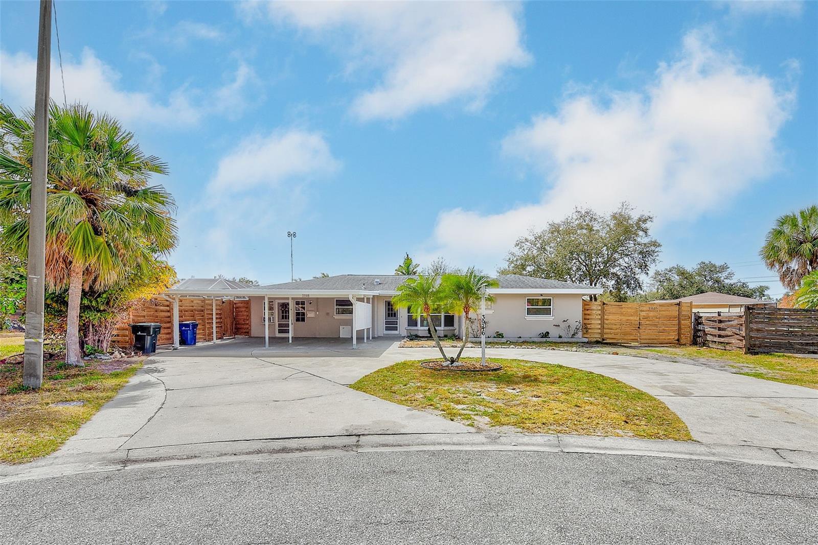 One or more photo(s) has been virtually staged. PRICE IMPROVEMENT! Discover exceptional value in this Sarasota pool home situated on a quiet cul-de-sac and conveniently located near Sarasota's major employers, healthcare facilities, shopping, dining, and world-famous Gulf Coast beaches.

This 3-bedroom, 2-bath home offers nearly 2,000 square feet of living space on an oversized 13,575 sq ft lot. Enjoy a private lanai with a saltwater pool, perfect for relaxing or entertaining family and friends.

The property also offers flexible living spaces that may accommodate a variety of lifestyle needs, including a home office, hobby room, creative studio, or additional storage space.

Major updates include a new roof in 2018, new A/C in 2021, electrical service upgrade in 2005, and the majority of windows are hurricane resistant.

Whether you're searching for a primary residence, seasonal retreat, or simply looking for more space and value in Sarasota, this property presents a unique opportunity at an attractive price point.

Schedule your private showing today.