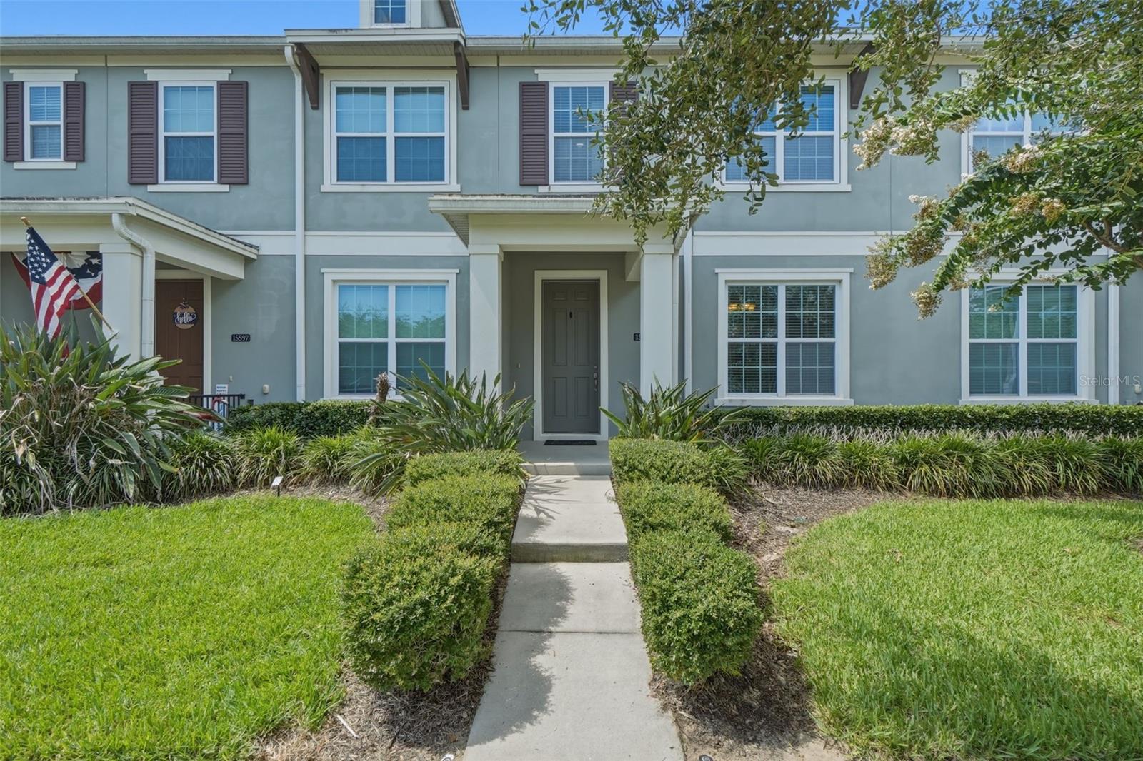 Now available for lease in Hamlin Reserve! This beautifully maintained townhome shows like a model and offers an exceptional opportunity to live in one of Horizon West's most desirable communities.

This move-in-ready interior unit combines modern finishes, functional living spaces, and an unbeatable location just minutes from shopping, dining, parks, and everyday conveniences. Outdoor enthusiasts will appreciate the nearby Horizon West Regional Park, featuring trails, sports fields, and recreational amenities right around the corner.

Step inside to a bright and open floor plan designed for comfortable living and entertaining. The spacious living and dining areas flow seamlessly into the upgraded kitchen, while stylish wood-look tile flooring throughout the first floor adds warmth and a modern touch. The kitchen features stainless steel appliances, shaker-style cabinetry, solid-surface countertops, and a large center island with seating. Abundant natural light and contemporary finishes create an inviting atmosphere throughout the home.

Upstairs, the private owner's suite offers a relaxing retreat with a generous walk-in closet and an en-suite bathroom featuring dual vanities and a spacious walk-in shower. Two additional bedrooms provide flexibility for family, guests, or a home office and share a well-appointed full bathroom. A conveniently located second-floor laundry closet adds everyday convenience.

Enjoy Florida living in your own private, fenced courtyard—perfect for relaxing outdoors, enjoying your morning coffee, or creating a pet-friendly space. The detached two-car garage provides secure parking and additional storage.

Residents of Hamlin Reserve enjoy access to resort-style amenities, including a community pool, clubhouse, playground, walking trails, and beautifully maintained green spaces. Ideally located in the heart of Horizon West, you'll be just minutes from Hamlin Town Center, top-rated Orange County schools, local restaurants, boutique shopping, and major roadways including FL-429 and the Florida Turnpike.

Don't miss this opportunity to lease a beautifully appointed townhome in one of Central Florida's fastest-growing and most sought-after communities. Schedule your private showing today!