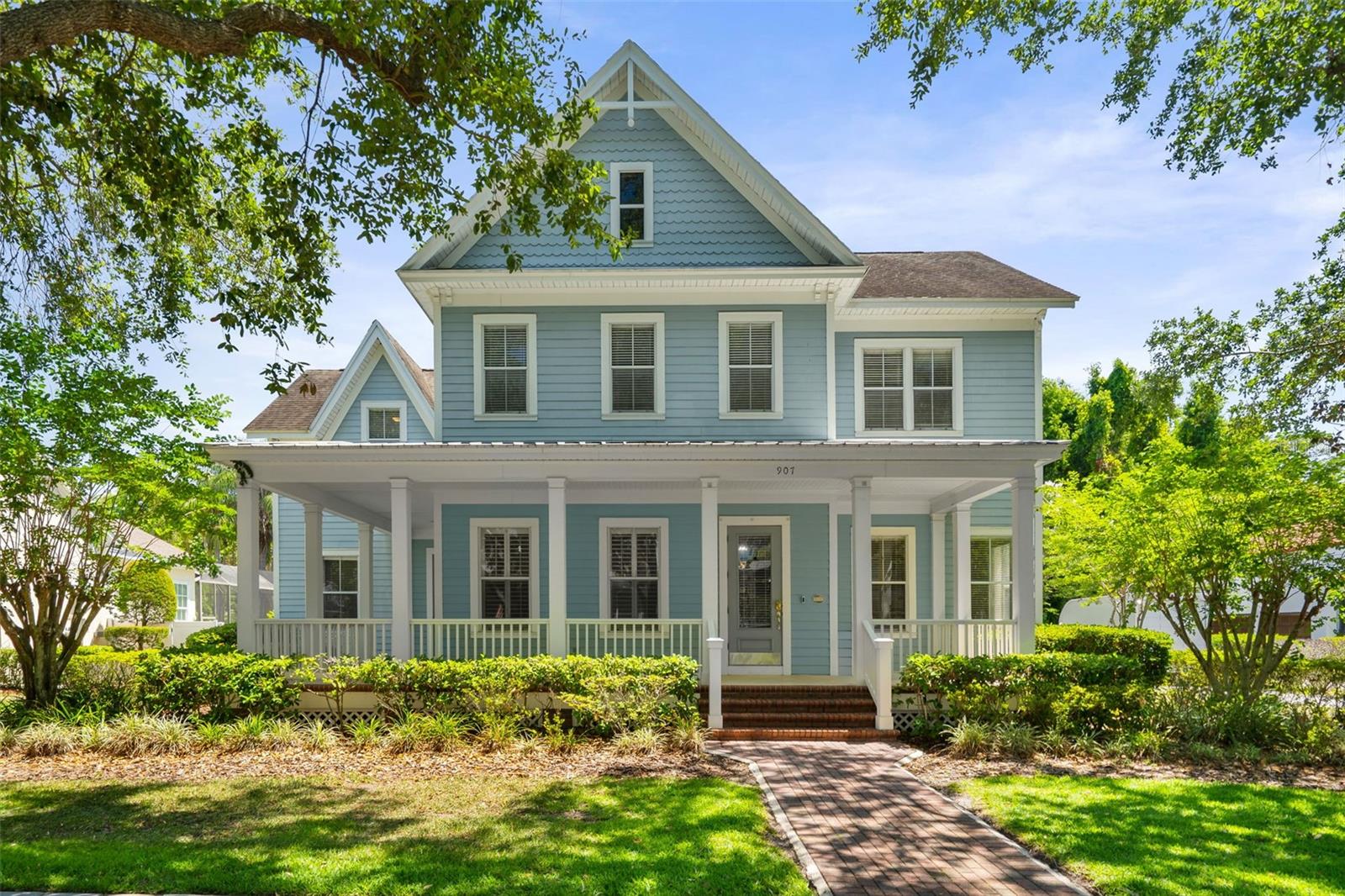 907 Westpark Drive in Celebration, Florida, is a rare opportunity to own a home on one of the community’s most desirable and established streets, offering the perfect blend of location, privacy, and potential. Ideally situated just minutes from Celebration’s charming downtown, top-rated schools, parks, playgrounds, restaurants, walking trails, and year-round community events, this home also places you just 11 minutes from Walt Disney World, making it one of the most convenient and sought-after locations in all of Central Florida. What truly sets this property apart is its exceptional backyard setting, backing up to peaceful conservation with no rear neighbors, creating a private and serene retreat that is increasingly hard to find in Celebration. Whether enjoying your morning coffee or relaxing in the evening, the natural backdrop offers a sense of calm and privacy that elevates everyday living.
The outdoor living space is designed for both entertaining and relaxation, featuring a large pool and spa that serve as the centerpiece of the backyard oasis. With brand-new pool equipment and a new pool heater already in place, the heavy lifting has been done, allowing you to immediately enjoy the space. Inside and out, the home benefits from numerous important updates, including a newer roof, newer HVAC system, three new hot water heaters, new flooring in the primary suite, upstairs living areas, and the garage apartment, along with updated pool systems that provide peace of mind for years to come. These significant improvements ensure that the core infrastructure of the home is solid, leaving the next owner free to focus on personalization and design.
The interior presents a unique opportunity for transformation, particularly in the kitchen, which is ready for a thoughtful update. Rather than paying a premium for someone else’s style, this home offers a true blank canvas to design a kitchen that reflects your personal taste, whether modern, transitional, or timeless in style. The flexibility of this space allows you to create the heart of the home exactly as you envision it. Adding even more value is the garage apartment, providing versatile options for guests, extended family, a private office, or potential rental income.
Homes with this combination of prime Celebration location, conservation views, no rear neighbors, extensive mechanical updates, resort-style pool and spa, and flexible living space are exceptionally rare. 907 Westpark Drive is more than just a home—it is an opportunity to create your dream lifestyle in one of Florida’s most desirable communities.
