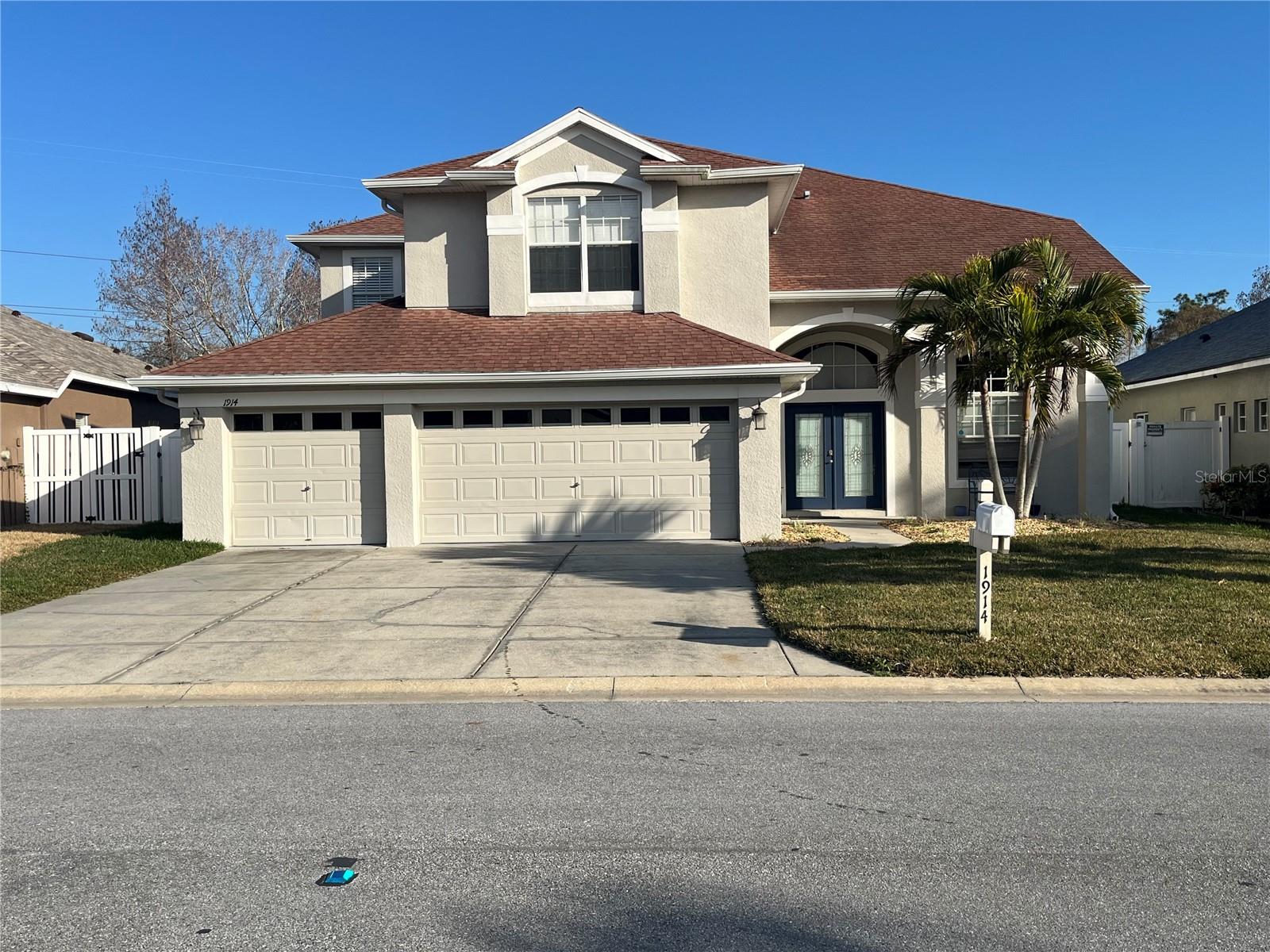 Welcome to this beautiful 5 bedroom 3 bathroom two-story home located in the highly desirable community of Key Vista. Upon entry you immediately feel welcome and at home with the large formal dining area and front living area with electric fireplace. The large kitchen boasts tall cabinetry and plenty of counter space with amazing views of the tree line that reflects along the waters edge. One bedroom with private bathroom is conveniently located on the first floor and four bedrooms are located on the second story with the large master bedroom with private bathroom also has an adjoining bonus room. Enjoy the privacy of no rear neighbors with breathtaking views of nature in your own backyard!!! Only minutes away from some of the most beautiful beaches and parks in Florida. Schedule your private showing today!!!