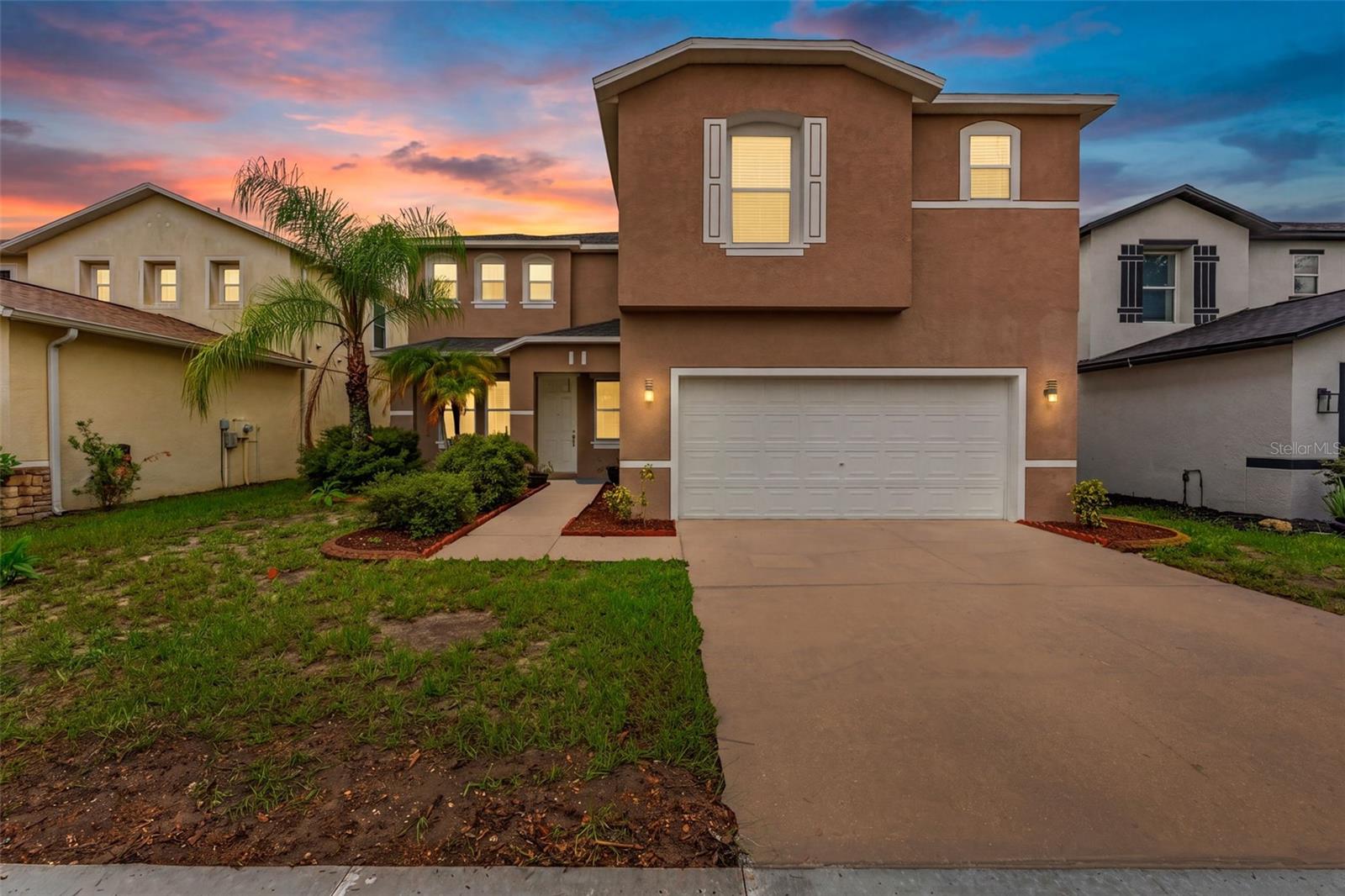 Welcome to this exceptional 4-bedroom, 2.5-bath home offering over 3,500 square feet of beautifully maintained living space. From the moment you arrive, you'll notice the freshly painted exterior and the unmistakable pride of ownership that shines throughout every detail of this immaculate home. Designed with both everyday living and entertaining in mind, the spacious floor plan offers generous living areas that flow seamlessly into the outdoor oasis. Step outside to your own private retreat featuring a screened pool and relaxing spa—the perfect setting for weekend gatherings, family fun, or simply unwinding after a long day. Enjoy the peace of mind that comes with a recently replaced roof, adding value and long-term confidence for the next owner. Conveniently located just minutes from shopping, grocery stores, restaurants, and everyday conveniences, this home also offers easy access to major highways, making commuting a breeze. Families will appreciate being situated in an area served by top-rated schools. Homes that combine this level of space, meticulous care, and an unbeatable location are hard to find. Schedule your private showing today and discover why this beautiful property is the perfect place to call home.