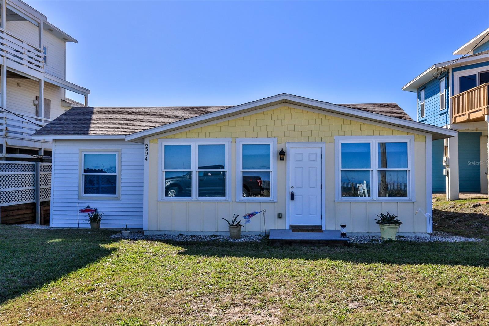 This charming residential beach front home has been lovingly renovated by a custom builder and used as his vacation home for the last 5 years. Near the National Seashore and JB's fish Camp. This area has many upscale homes and breathtaking views on the ocean and "drive free" beach. There just are not many opportunities like this. ;Water: City