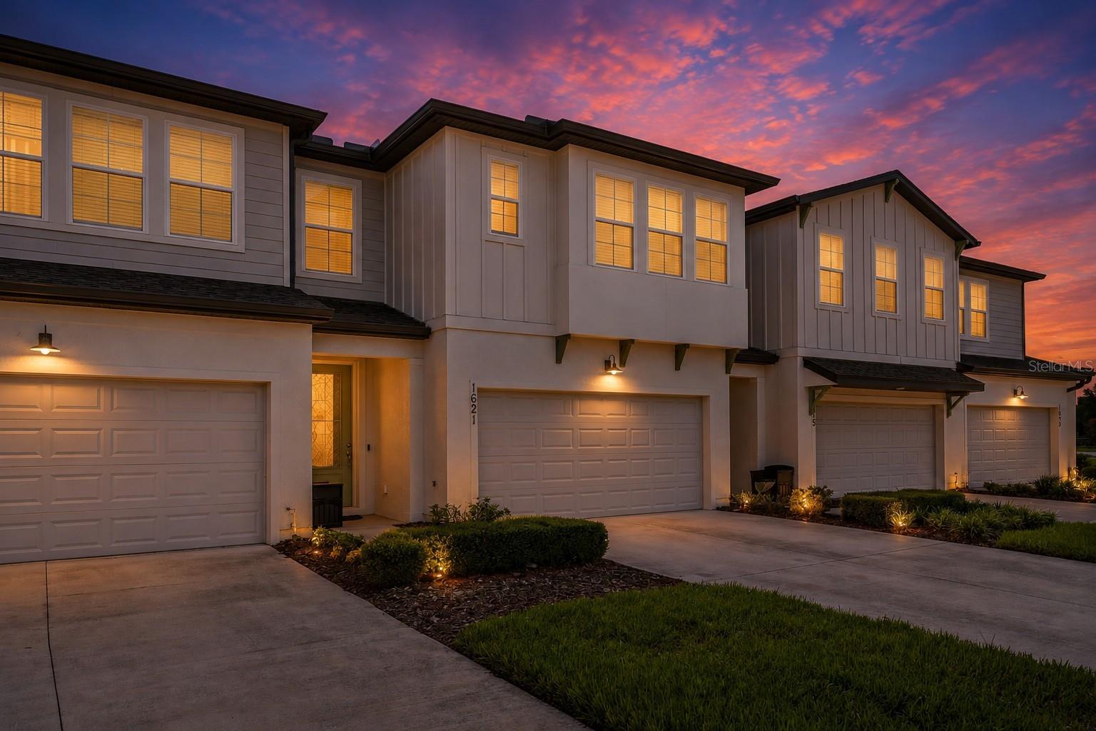 Virtually Staged. Welcome to 1621 Sanibel Drive, an exceptional 3 bedroom, 2.5 bathroom townhome that offers the perfect combination of luxury, space, and flexibility. Meticulously maintained and only lightly lived in, this home shows like brand new and is truly move in ready.

Offering one of the largest floor plans in the community, this residence lives more like a single family home than a townhome. A rare two car garage, spacious living areas, and an upgraded kitchen featuring beautiful stone countertops provide the perfect balance of style and functionality. Every bedroom is generously sized, ensuring comfort for family and guests alike.

The primary suite is the true centerpiece of the home, offering an expansive layout filled with natural light. An additional L shaped sitting area creates the perfect space for a home office, nursery, reading nook, or private retreat. The luxurious primary bathroom features an oversized wraparound design with a massive walk in shower, while the enormous **11 foot by 7 foot walk in closet** is large enough to accommodate custom cabinetry, furniture, or even an impressive dressing room.

Step outside and enjoy the privacy of having no rear neighbors, creating a peaceful outdoor setting rarely found in resort communities.

This is resort style living at an affordable price with a low monthly HOA that covers exterior maintenance, landscaping, cable, internet, and access to an outstanding collection of amenities. Residents and guests enjoy a spectacular zero entry resort style pool, a world class fitness center, game room, an enormous splash pad, and an onsite café, bar, and grill, providing an unmatched lifestyle without the maintenance responsibilities.

Ownership flexibility is another major advantage, as the community permits owner occupants, long term rentals, and short term vacation rentals, making this property an outstanding primary residence, vacation home, or investment opportunity.

Located in the heart of ChampionsGate, you'll be just minutes from shopping, dining, championship golf courses, Interstate 4, world famous theme parks, hospitals, and some of Florida's most beautiful beaches.

Whether you're searching for a low maintenance lifestyle, a luxury vacation retreat, or an outstanding investment property, 1621 Sanibel Drive delivers exceptional value, impressive space, and resort style living all in one remarkable home.