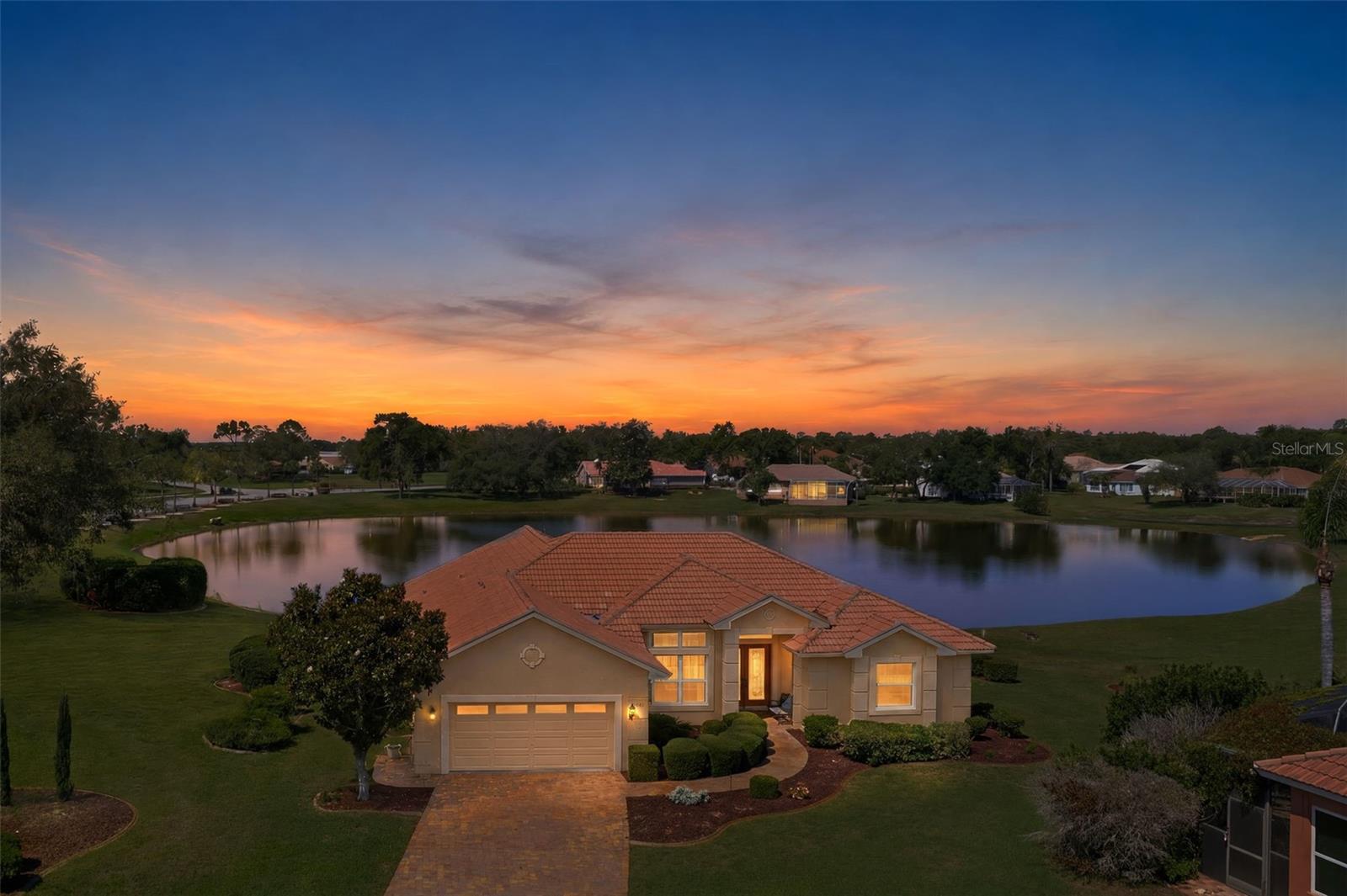LOCATED IN THE SOUGHT-AFTER GLENLAKES COUNTRY CLUB, THIS BEAUTIFULLY FULLY FURNISHED VILLA OFFERS THE PERFECT BLEND OF ELEGANCE, COMFORT, & FLORIDA LIFESYLE LIVING. FEATURING 3 SPACIOUS BEDROOMS, 2 FULL BATHS & 1 HALF BATH, THIS HOME BOASTS A BRIGHT OPEN FLOOR PLAN WITH A SEAMLESS FLOW PLAN BETWEEN THE LIVING ROOM, DINING ROOM & FAMILY ROOM. ENJOY PEACEFULL WATER FROM THE EXPANSIVE FAMILY ROOM & LARGE SCREENED-IN PATIO, BOTH OVERLOOKING A TRANQUIL POND-THE PERFECT SETTING FOR MORNING COFFEE OR EVENING RELAXATION. THE WELL-APPOINTED KITCHEN OFFERS AMPLE CABINETRY PLENTY OF WORKSPACE & A COZY BREAKFAST NOOK FOR THAT MORNING BREAKFAST. WITH JUST OVER 2500 SQ FT OF LIVING SPACE & MORE THAN 3300 TOTAL SQ FT, THIS VILLA PROVIDES GENEROUS ROOM FOR ENTERTAINING & EVERYDAY LIVING. EXPERIENCE RESORT-STYLE LIVING IN ONE OF HERNANDO COUNTY'S FINEST GATED GOLF COURSE COMMUNITIES, OFFERING EXCEPTIONAL AMMENITIES, SCENIC SURROUDINGS, & THE LIFE STYLE YOU'VE BEEN WAITING FOR!