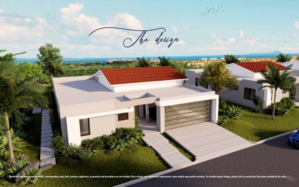 One or more photo(s) has been virtually staged. Pre-Construction. To be built. Discover refined luxury in this exceptional 3-bedroom, 3.5-bath pre-construction residence located in The Views Reserve, a private gated enclave within Palmas del Mar. This is a strategic opportunity to secure pre-construction pricing on one of the development’s premier homes before construction begins and before pricing increases upon completion.

Unit 17 stands out with its expansive 1,825.56 square meter lot and 2,577 square feet of thoughtfully designed living space. Positioned as a corner residence on a quiet cul-de-sac, it offers enhanced privacy, additional outdoor space, and an exclusive setting that is rarely available.

The open-concept design features soaring 16-foot ceilings that create an impressive sense of scale, a modern kitchen with quartz countertops and full backsplash, and a spacious great room ideal for entertaining. Each bedroom includes a walk-in closet, while the primary suite offers a private bathroom with dual walk-in closets.

The home includes a 370-square-foot covered terrace, significantly expanding the usable living area and elevating the outdoor lifestyle experience, perfect for entertaining and enjoying the tropical surroundings.

Additional features include a 2-car garage, dedicated laundry room, solar water heater, electric vehicle charging outlet, and construction with eco-friendly materials and impact-resistant windows. The residence is also generator and solar panel ready.

Residents enjoy access to Palmas del Mar’s world-class amenities including championship golf courses, tennis and pickleball facilities, equestrian center, marina, private beach club, restaurants, and 24/7 security. The PAC membership initiation fee is included.

Purchasing at this stage allows you to secure today’s pricing and benefit from the appreciation that naturally occurs once the home is completed.