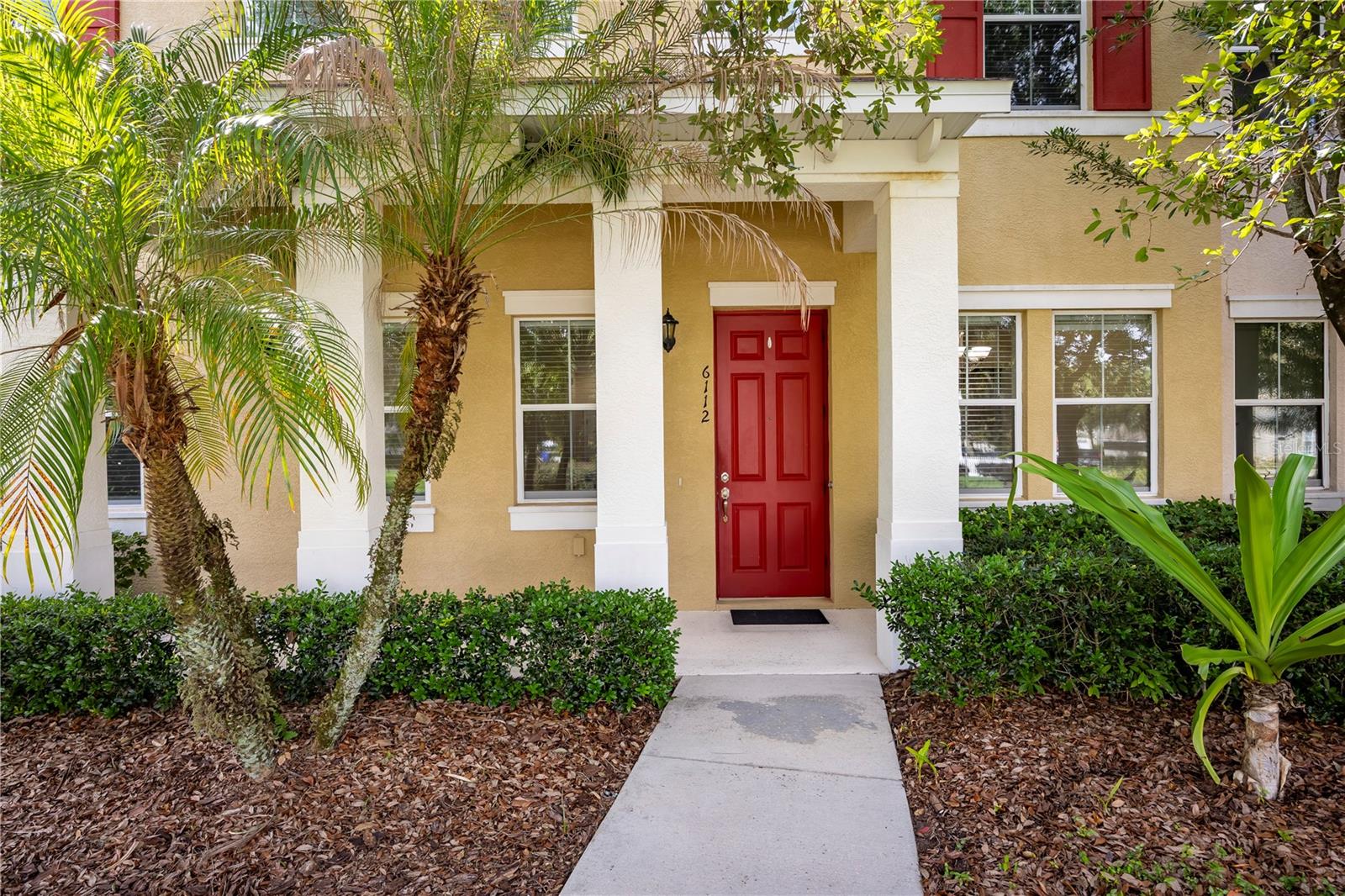 Located in the heart of Fishhawk Ranch, this three bedroom, three full bathroom townhome is ready for its new owners! Enter at the nice shaded front patio area which is perfect for relaxing. The first floor offers a large kitchen, dining and living areas, bedroom and full bathroom. Upstairs is the primary suite complete with two large closets and bathroom with dual sinks, as well as the third bedroom and bathroom. The townhome has high ceilings allowing for a spacious bright feel. The two car garage is attached in the back of the home. This townhome is conveniently located in the Garden District across from Park Square where lots of community activities are held. It is one block from one of Fishhawk Ranch's six amazing community pools and two blocks from an "A" rated elementary school. There is and "A" rated middle and an "A" rated high school in this townhome's school zone. Fishhawk Ranch is truly a lifestyle with clubhouses, game rooms, pools, dog parks, movie theatre, workout facilities and miles of walking trails to enjoy the serene nature. The Park Square area offers restaurants and lots of activities including a splash pad, movie nights and vendor markets. Come join this wonderful community!