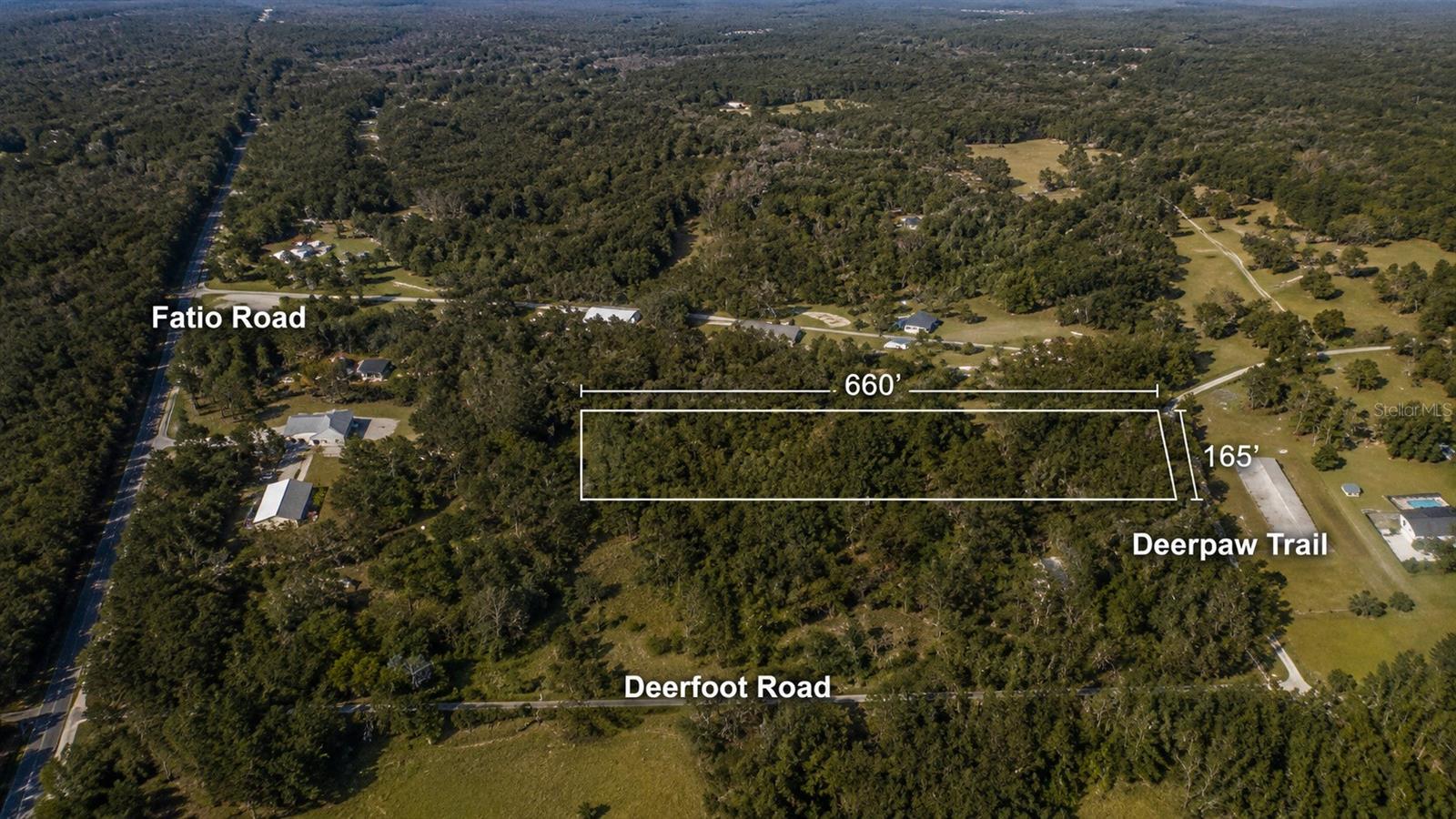 A rare opportunity to own 2.5 acres on beautiful Fatio Road, one of DeLand's most desirable addresses. Surrounded by impressive custom estates and luxury homes, this beautiful homesite offers the ideal setting to build the home you've always envisioned. Enjoy the privacy of country living with the convenience of being just minutes from historic downtown DeLand, shopping, dining, and major roadways. Directly across from Beresford Park, you'll have easy access to miles of scenic walking, biking, and nature trails, including the renowned Spring-to-Spring Trail that connects some of Central Florida's most beautiful natural springs. Whether your plans include a custom home, detached garage, workshop, pool, or room for horses and outdoor living, this exceptional property provides the space, lifestyle, and location to bring your vision to life.