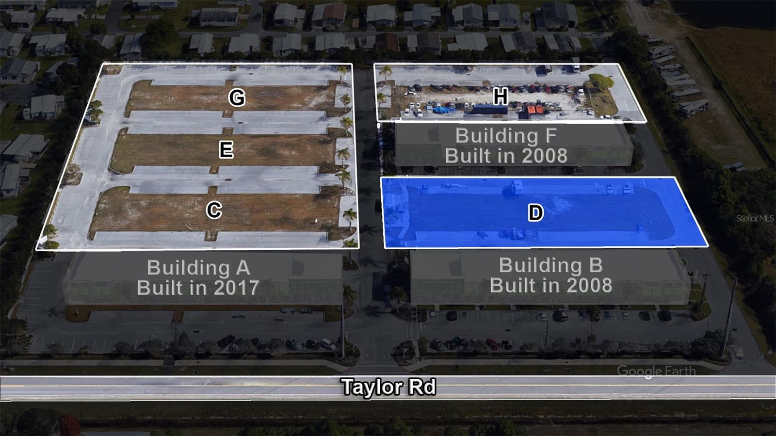 All pads within Taylor Business Center are fully improved and ready for development, featuring completed infrastructure, utilities, drainage, and parking. Pad D is available now for immediate purchase, offering a shovel-ready site within this established commercial and industrial park designed for flexible warehouse and office use. The pad is fully engineered with approved site plans—permitting is the only remaining step before construction can begin. The typical building layout provides approximately 16,000 square feet, configured as twelve 1,200-square-foot units, each including 400 square feet of office space, 800 square feet of warehouse area, a 12x14 drive-in roll-up door, and one ADA-compliant restroom.

Taylor Business Center currently includes three completed buildings:

Building A – Developer-owned and leased

Building B and F – Individually owned condominium units

The property features ample shared parking, professional landscaping, and convenient access to major corridors including US-41, I-75, and Punta Gorda Airport.

Pad D is available for immediate purchase.

Other pads within Taylor Business Center are also available — contact for current availability and pricing.