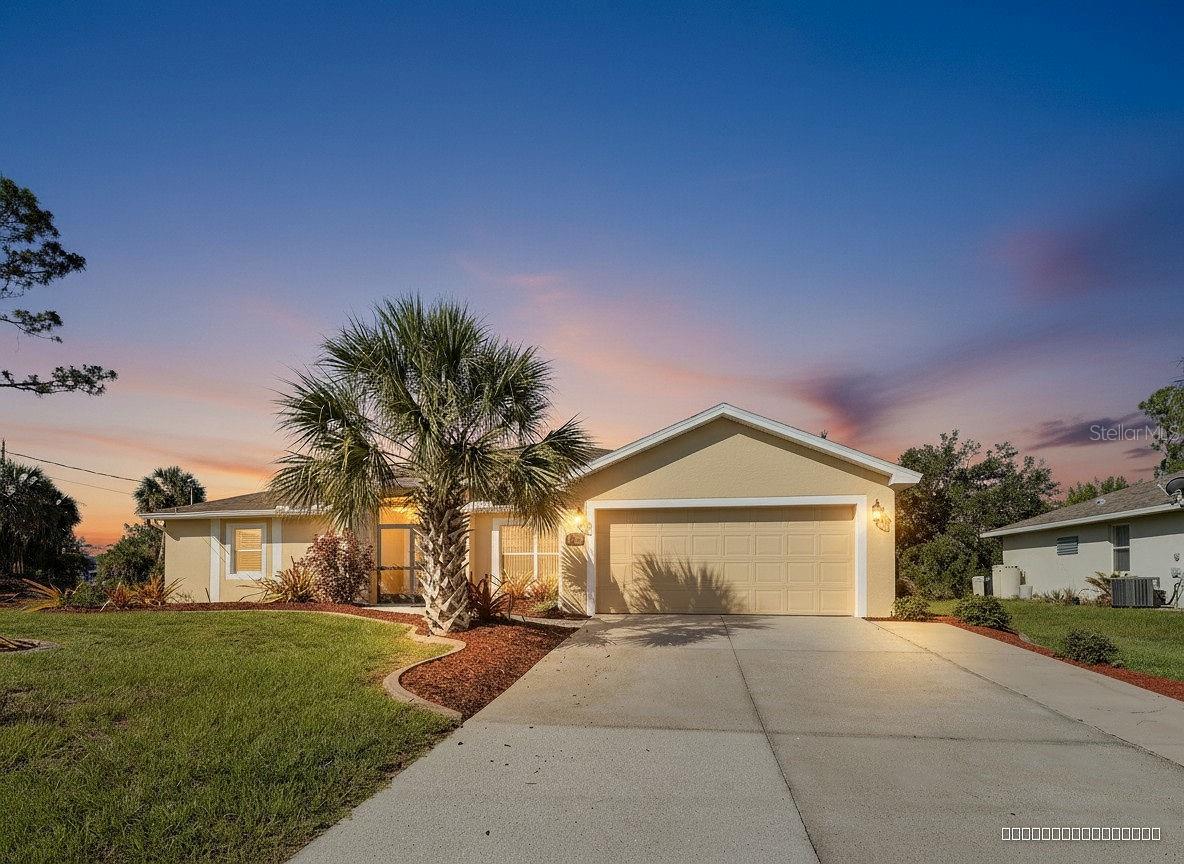 Oversized house and lot in fast growing Nort Port.  This "like new" four bedroom home has just been updated with tile flooring throughout, freshly painted inside and out, bathroom updates, recent roof and  new water filters and HVAC systems.  The appliances and plumbing fixtures have been updated along with fans and lighting.  This huge home is located on a 17,000SF lot and backs up to a drainage swale for additional privacy.  There are not many affordable homes this size in the area and this one is move in condition and perfect for VA or FHA buyers.  Located in the the X flood zone and hurricane shutters so insurance costs should be very affordable.  I could go on about the excess windows, huge lanai area and functional floorplan for large or extended families but would rather have you look for yourself at this very special home, call today for your private preview!