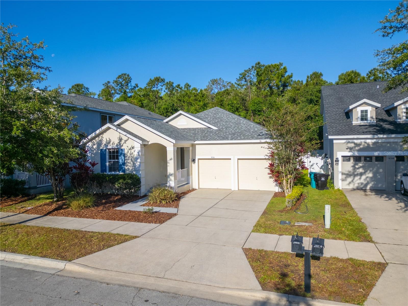 Virtually Staged. Live the Lake Nona lifestyle in this beautifully updated, move-in-ready 4-bedroom, 3-bathroom home, ideally situated on a peaceful cul-de-sac in the highly desirable NorthLake Park community. Offering more than 2,400 square feet, the open, split-bedroom floor plan provides a comfortable combination of space, privacy and functionality, including formal living and dining areas.

Recent improvements include a roof replaced in 2022, fresh interior paint, wood flooring, updated baseboards, light fixtures, faucets and more. The kitchen features granite countertops and stainless-steel appliances. The washer and dryer are also included.

Enjoy a two-car garage and a private, fenced backyard overlooking a tranquil conservation area with no rear neighbors—an ideal setting for relaxing or entertaining.

NorthLake Park HOA benefits include a YMCA family membership with access to the fitness center, swimming pool, tennis and basketball courts. The community also offers walking trails, fishing ponds, parks and lake access.

Conveniently located near Lake Nona Medical City, UCF College of Medicine, Nemours  Hospital, the Orlando VA Medical Center, USTA National Campus, Orlando International Airport, shopping, dining and major Central Florida attractions.

Schedule your private showing today!