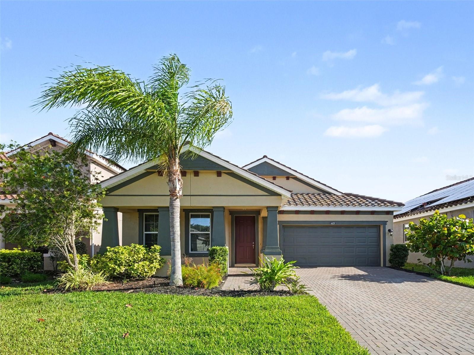 Beautiful residence located in The Palms of Casey Key community, offering a thoughtfully designed layout ideal for everyday living and entertaining. 

The home spans approximately 2,000+ square feet and features updated flooring throughout all bedrooms and closets, along with tile in the main living areas for durability and easy upkeep. A spacious great room anchors the interior, creating a natural gathering space for family and guests, while the private primary suite is set apart at the rear of the home and includes dual sinks, a soaking tub, walk-in shower, and generous closet space.

Outdoor living is highlighted by a covered lanai overlooking a private backyard, ideal for relaxing or entertaining. Additional features include a two-car garage and a well-maintained neighborhood setting with HOA oversight and community amenities nearby. Positioned just steps from Pine View School, it also provides convenient access to US-41 and I-75, placing top-rated schools, beaches, marinas, dining, and shopping just minutes away.