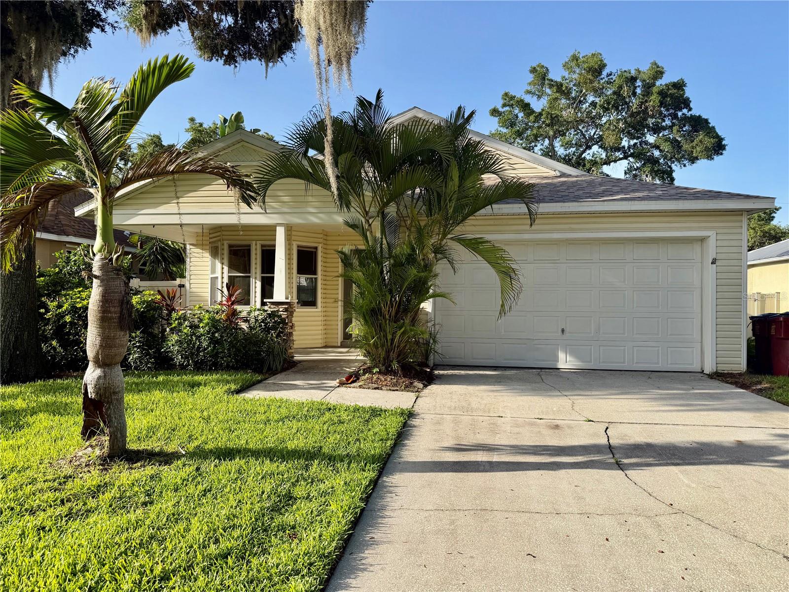 Rare Find! 3 Bed, 2 Bath Pool Home with Spa in Downtown Palm Harbor! 
 This charming 3-bedroom, 2-bathroom property is situated in a highly desirable, quiet neighborhood in the heart of historic downtown Palm Harbor. Boasting an ideal split-bedroom floor plan, this home is perfect for both growing families and those who love to host guests. Loacation and value cannot be beat! ALL STREETS IN PALM HARBOR ARE GOLFCART FRIENDLY! NEWER ROOF AND AC. NO HOA AND NO flood insurance required.