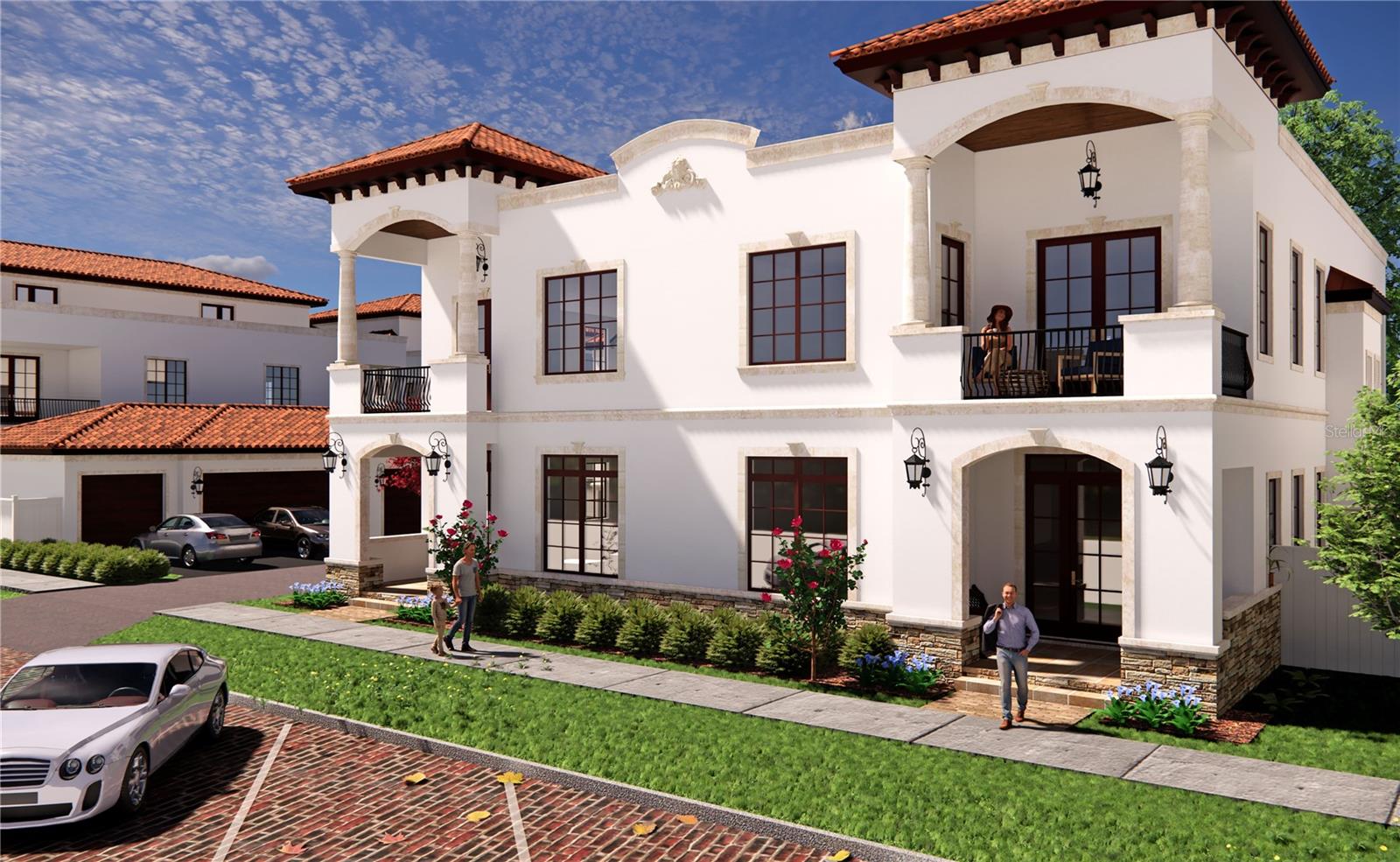 Pre-Construction. To be built. Harbour Pointe North is finally here! This new construction development in Safety Harbor is where urban luxury meets small town charm. 12 two-story and three-story townhomes will adorn a vacant parcel with stunning modern mediterranean architecture, right across from the world renowned Safety Harbor Resort & Spa. First floor offers an open concept kitchen, dining room and family room, great for relaxing and entertaining. Formal living room, powder room and bedroom with private bath are also on the first floor. Laundry, master suite and two more bedrooms all with private baths, occupy the second floor. State of the art finishes and specifications include concrete block construction from slab to roof, 2 and 3 car attached garage, hurricane windows and doors, 8' interior solid core doors, elevator, walk in closets with built ins, high end appliances and much more. It's all maintenance free so you will have plenty of time to enjoy your free, three year Safety Harbor Resort & Spa membership for all of the amenities you will need and love. Plenty of dining, shopping and entertainment will be just steps away from your front door on Main Street and at the Safety Harbor Marina Pier and Park. Just a short drive will take you to downtown Tampa and award winning Clearwater Beach. This one checks all the boxes, not just a unique home but an amazing lifestyle! Images shown are artist conceptual renderings used for illustration and reference purposes only and do not necessarily reflect exact finishes and fixtures of final project upon completion.