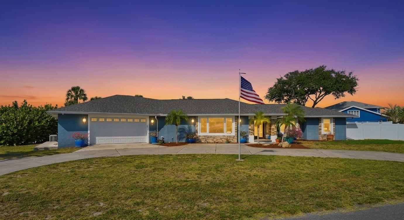 Rare Gulf-access waterfront opportunity in desirable Sorrento Shores in Osprey. This spacious residence is set on a generous 0.54-acre waterfront lot with a private dock, screened pool, outdoor kitchen/grill area, paver patio, mature landscaping, and peaceful canal views. The home offers 3 bedrooms, 3 full baths, 3,853 sq ft, and a large flex room currently used as a studio with possible 4th bedroom potential. The open ranch-style layout includes comfortable living, dining, and entertaining spaces filled with natural light. The updated kitchen and bar area feature Viking Professional double ovens, a Viking Professional gas stove, Sub-Zero refrigerator, newer dishwasher, and microwave. Additional spaces include a private office with built-in cabinetry, large flex room, and an air-conditioned tackle/hobby/storage room with an additional Sub-Zero refrigerator. Major system updates noted by seller include a newer roof, full-house generator, impact windows and doors, two AC systems, new central vacuum system, tankless water heater, fireplace, and propane service for the grill, stove, dryer, fireplace, tankless water heater, and full house generator. Located near Casey Key, Nokomis Beach, Venice, Sarasota, marinas, dining, shopping, golf, parks, and coastal amenities.